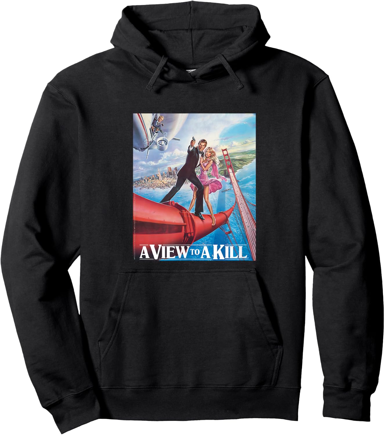 Official James Bond 007 A View to a Kill Hoodie - Hoodie | Black