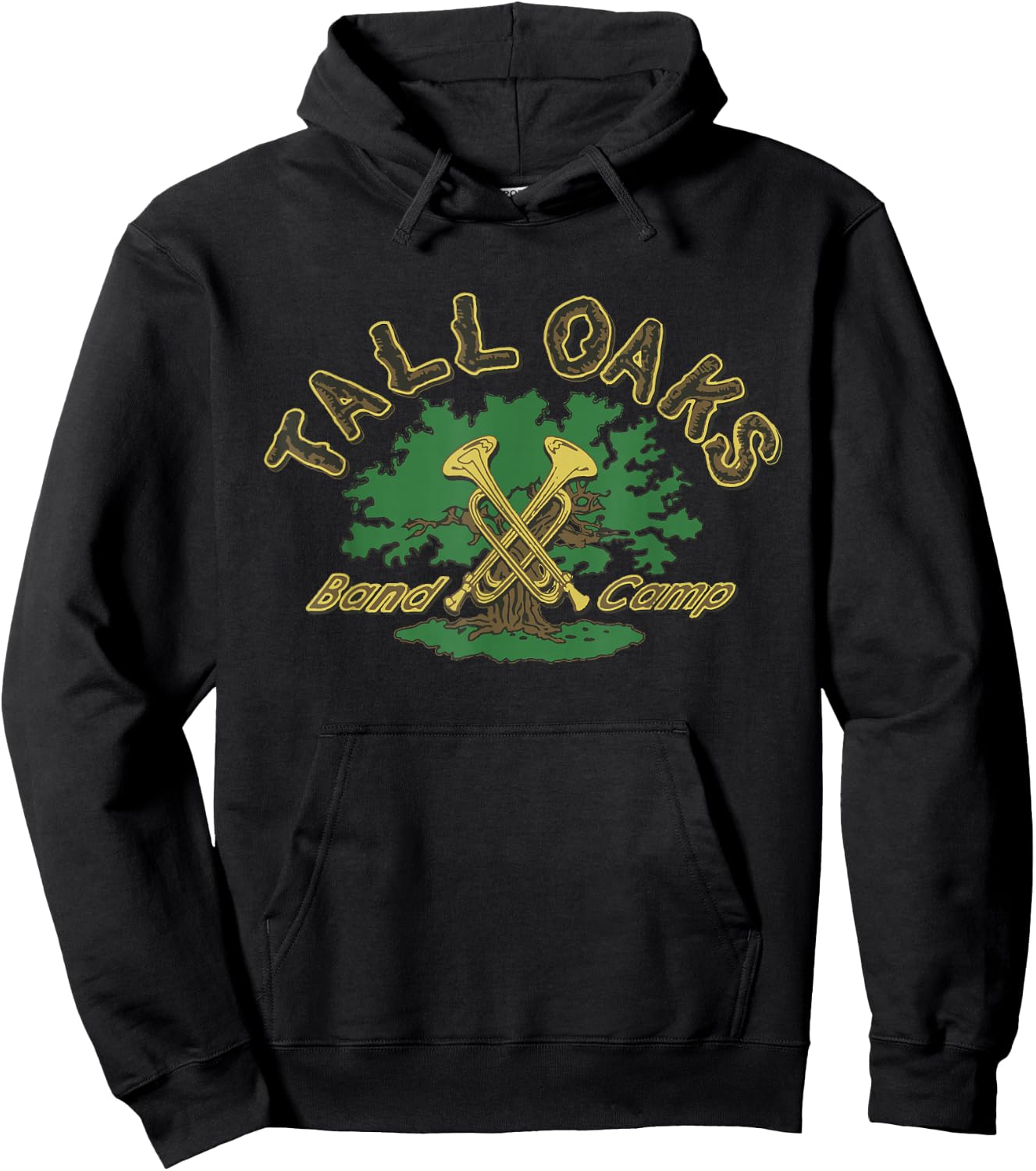 Visit The Pie Store Vintage Tall Oaks Band Camp Hoodie - Hoodie | Black