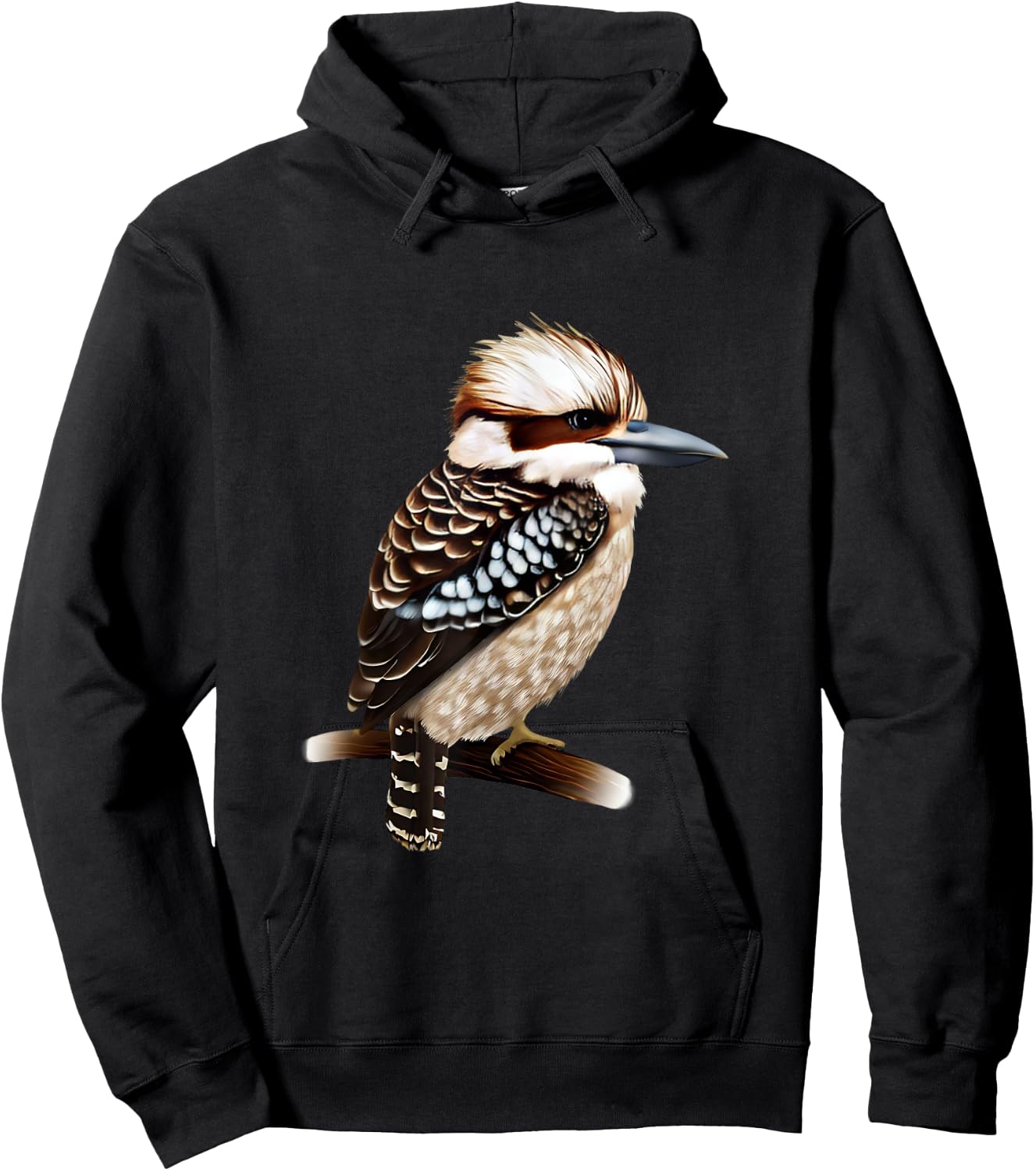 Kookaburra Bird Collection! Kookaburra Bird - -Adults and Kids - Black - Short Sleeve - - Small Hoodie - Hoodie | Black