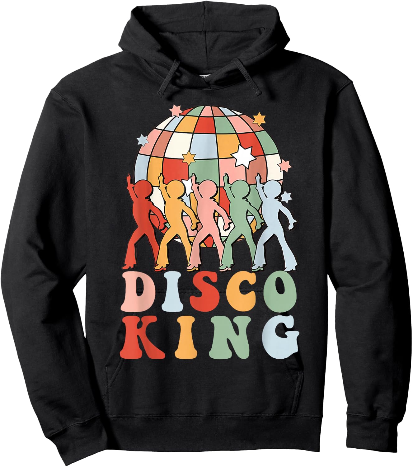 Disco King Funky Vintage 70s 80s For Dance Party Gifts Hoodie - Hoodie | Black