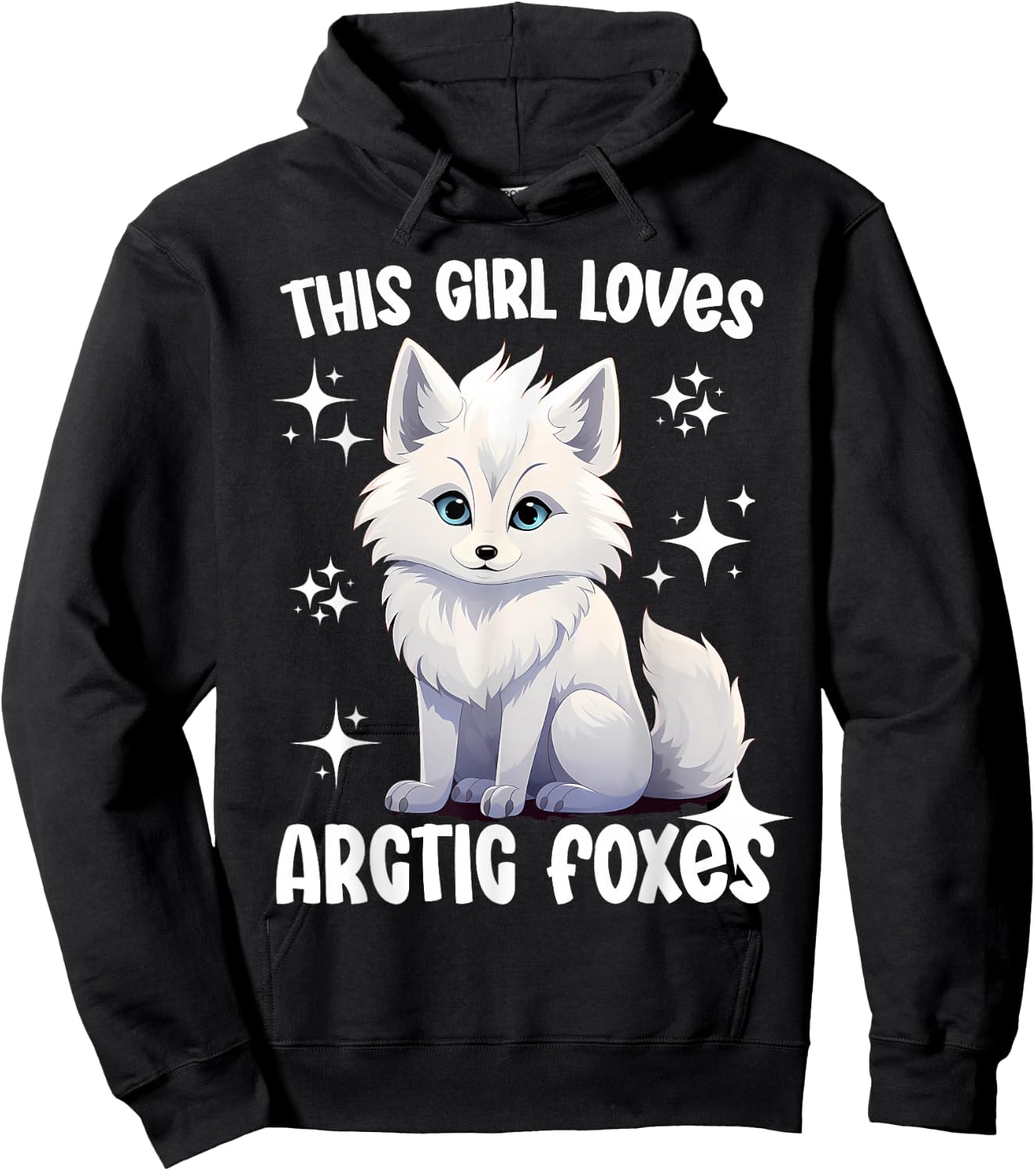 This Girl loves Arctic Fox Hoodie - Hoodie | Black