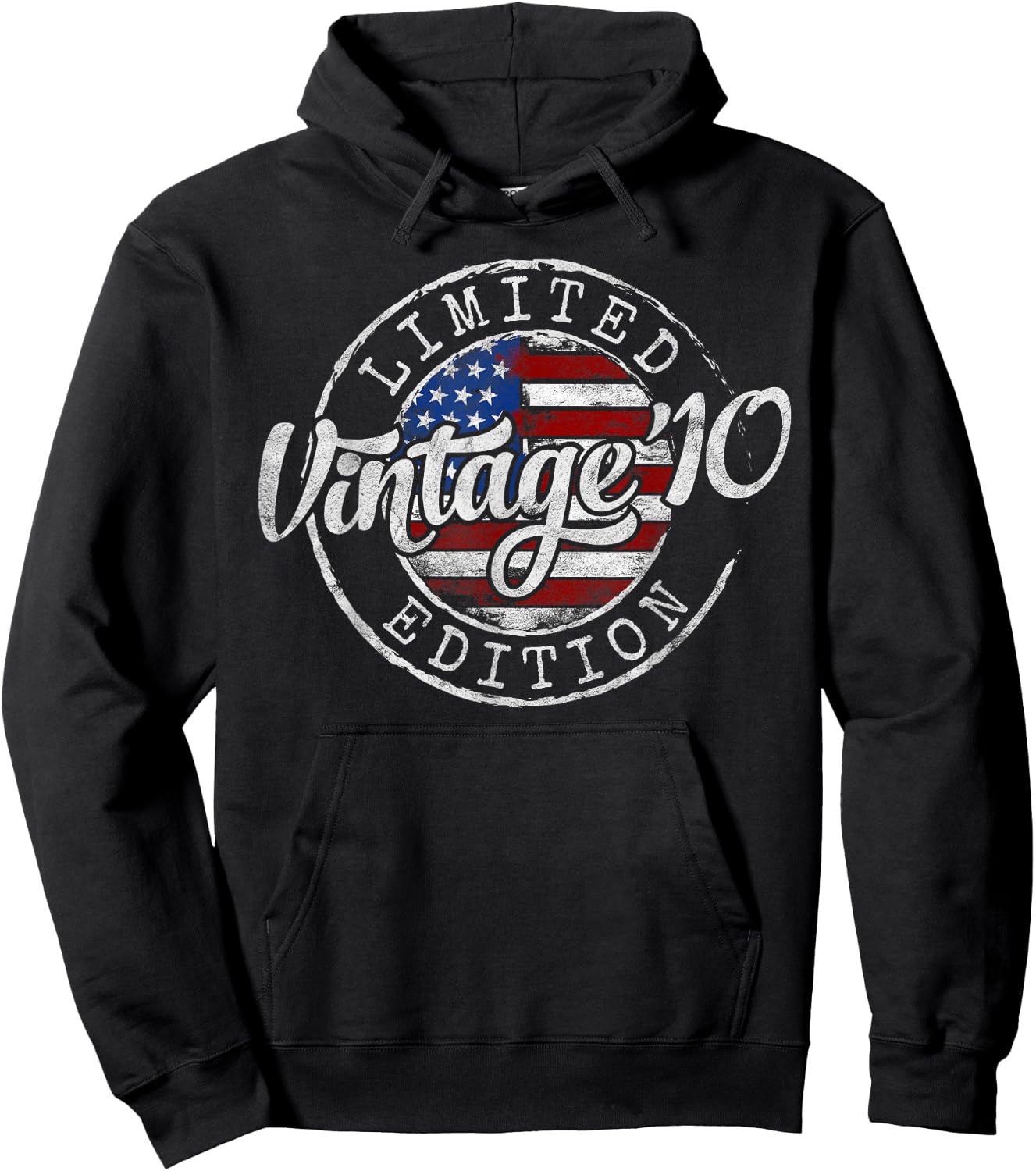 Vintage 2010 15th Birthday Gifts for Boy Girl 15 Year Old Hoodie - Hoodie | Black