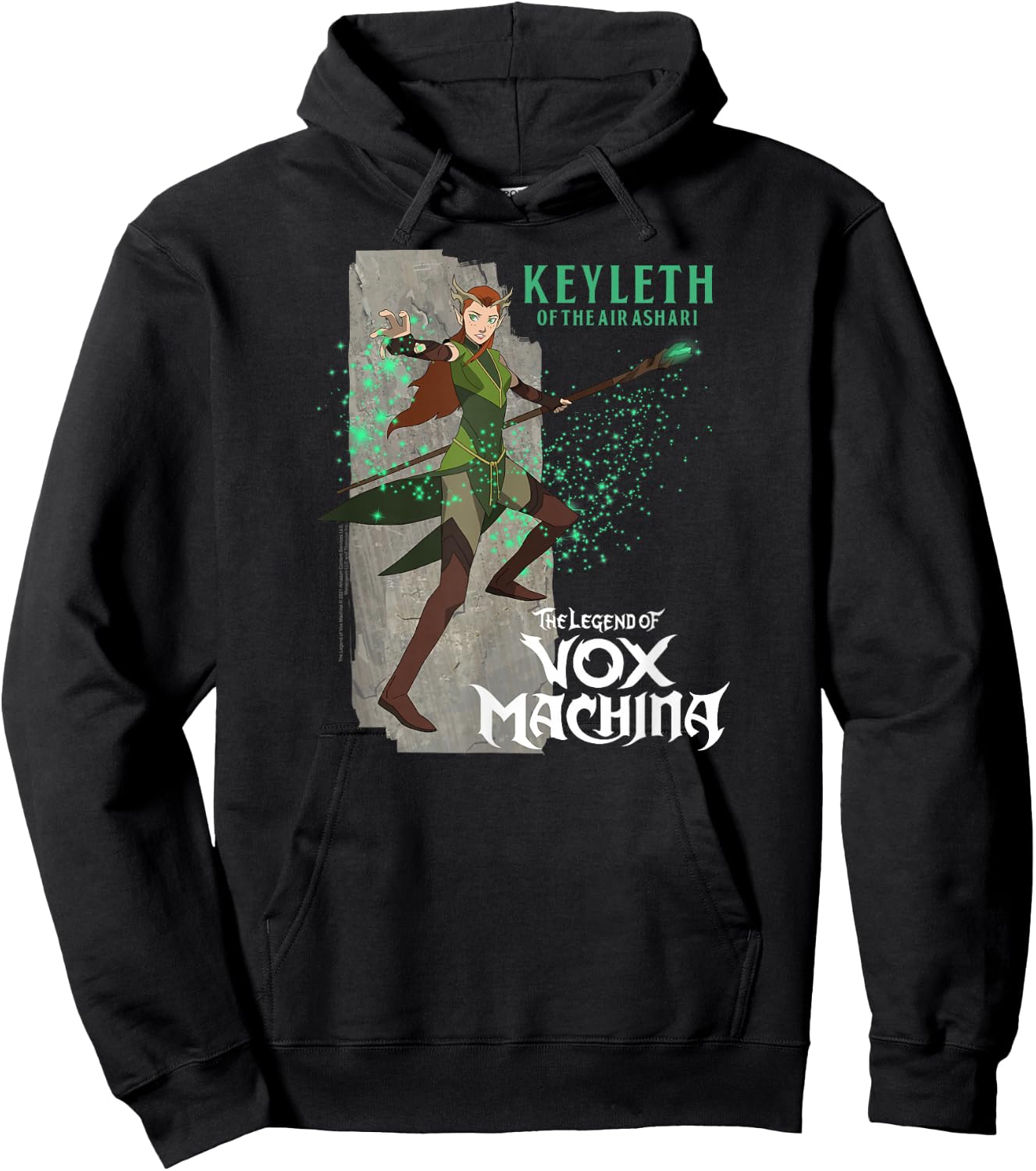 The Legend of Vox Machina Keyleth Small Hoodie - Hoodie | Black