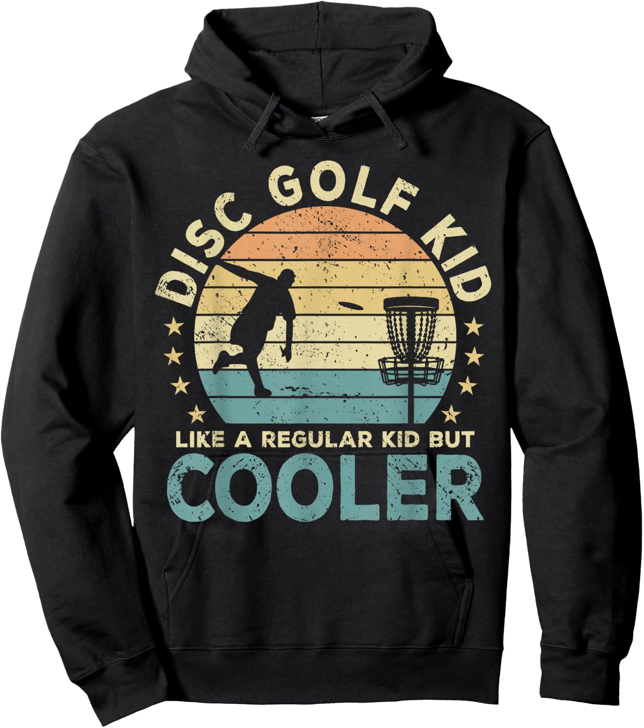 Disc Golf Kid Disc Golf Player Funny Hoodie - Hoodie | Black