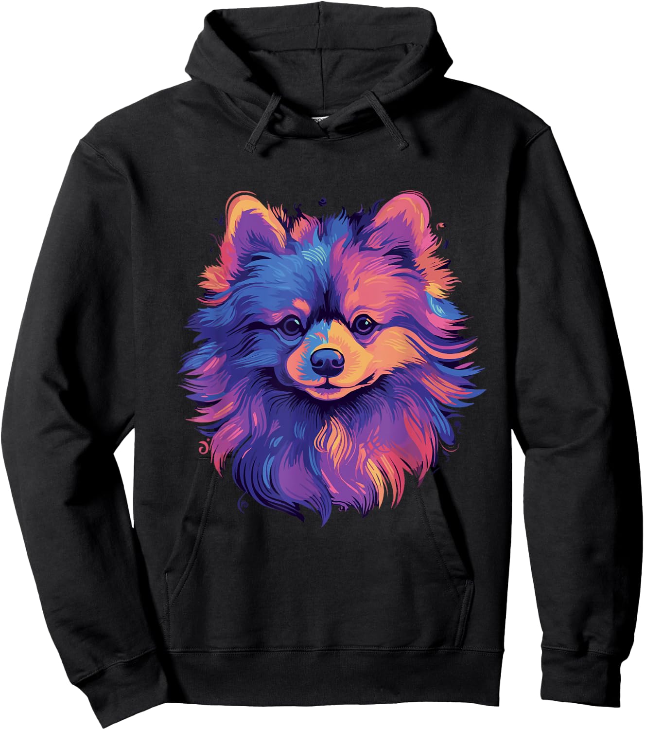 Pomeranian Color Hoodie - Hoodie | Black