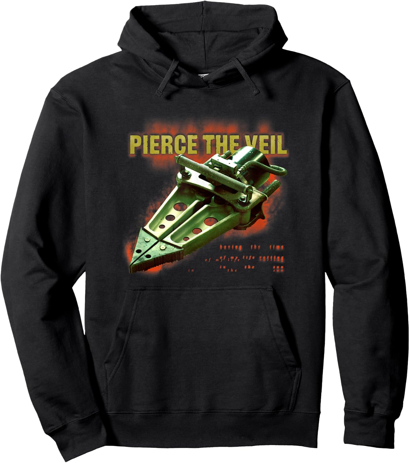 Pierce The Veil - Jaws Cover Hoodie - Hoodie | Black