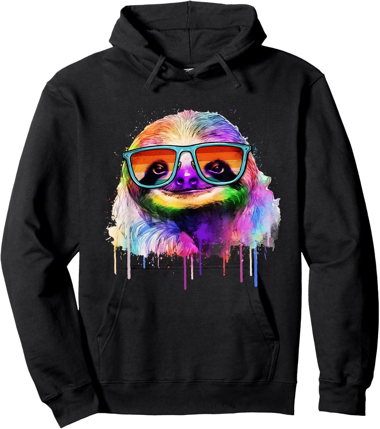 Sneaking Sloth - Wildlife Animal Lover Zookeeper Zoologist Hoodie - Hoodie | Black