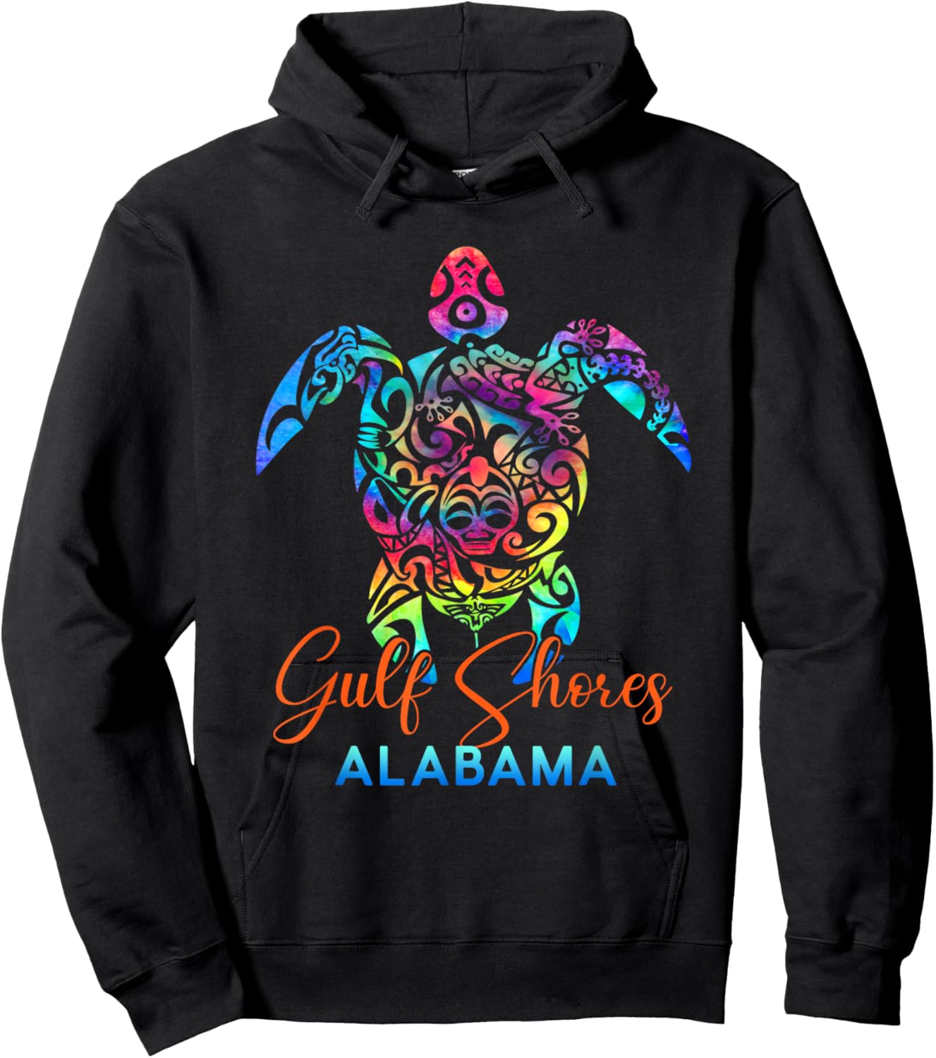Gulf Shores Alabama Sea Turtle Family Vacation Summer 2025 Hoodie - Hoodie | Black