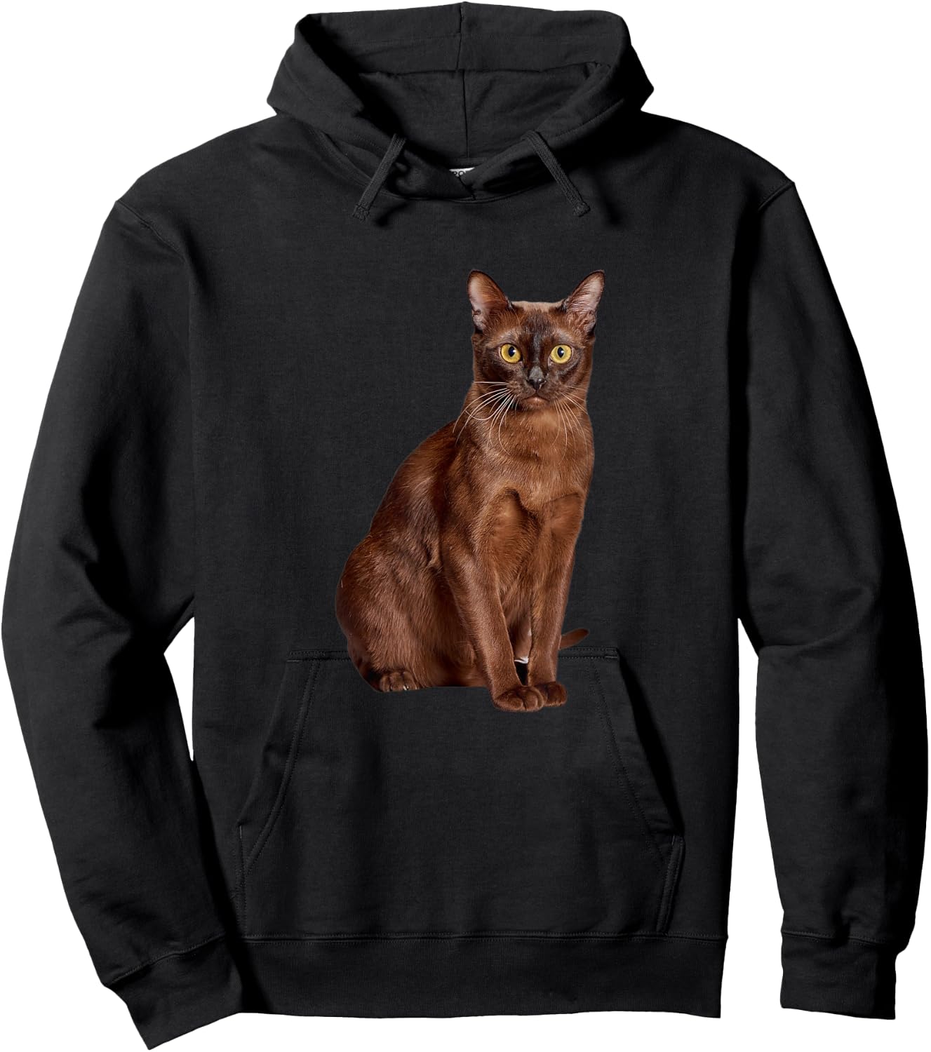 Burmese Cat Shirt Beautiful Burmese Cat Breed Men Women Girls Kids Hoodie - Hoodie | Black