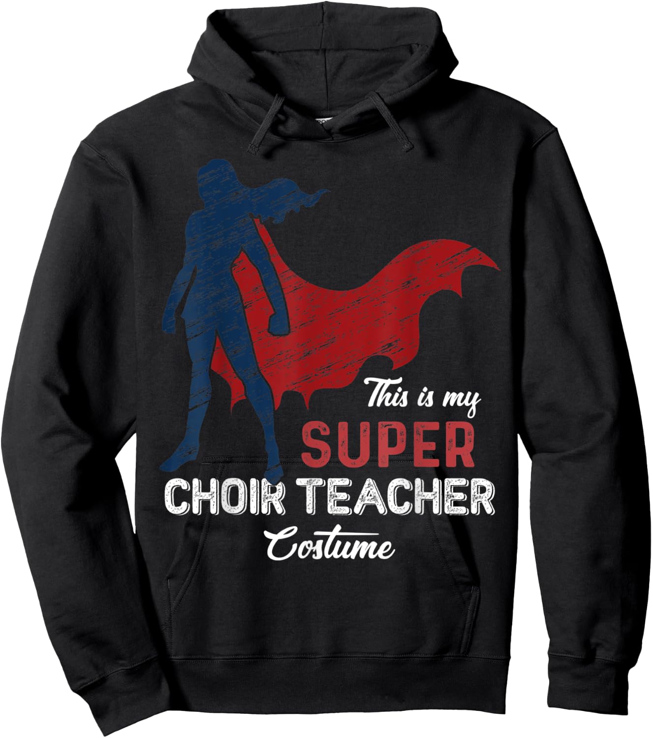 This is my Super Choir Teacher Costume Halloween Hoodie - Hoodie | Black