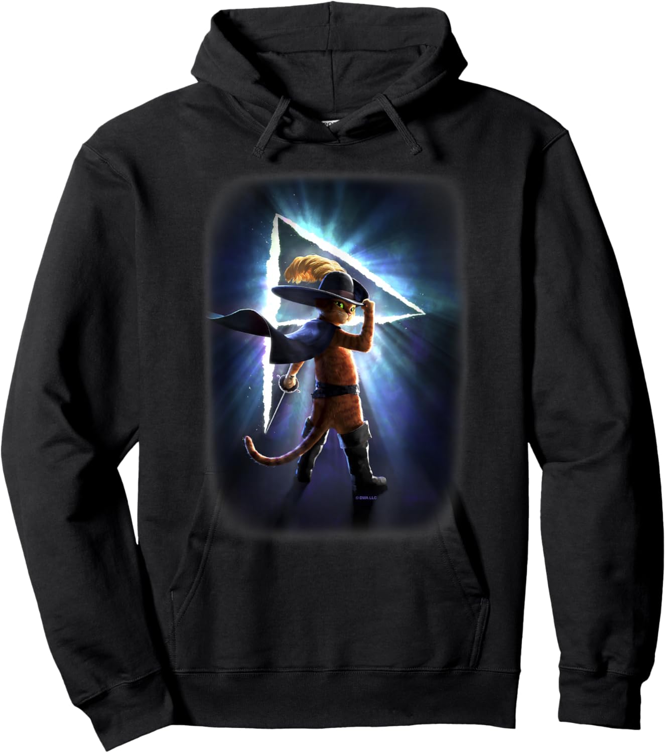 DreamWorks Puss in Boots: The Last Wish Epic Silhouette Small Hoodie - Hoodie | Black