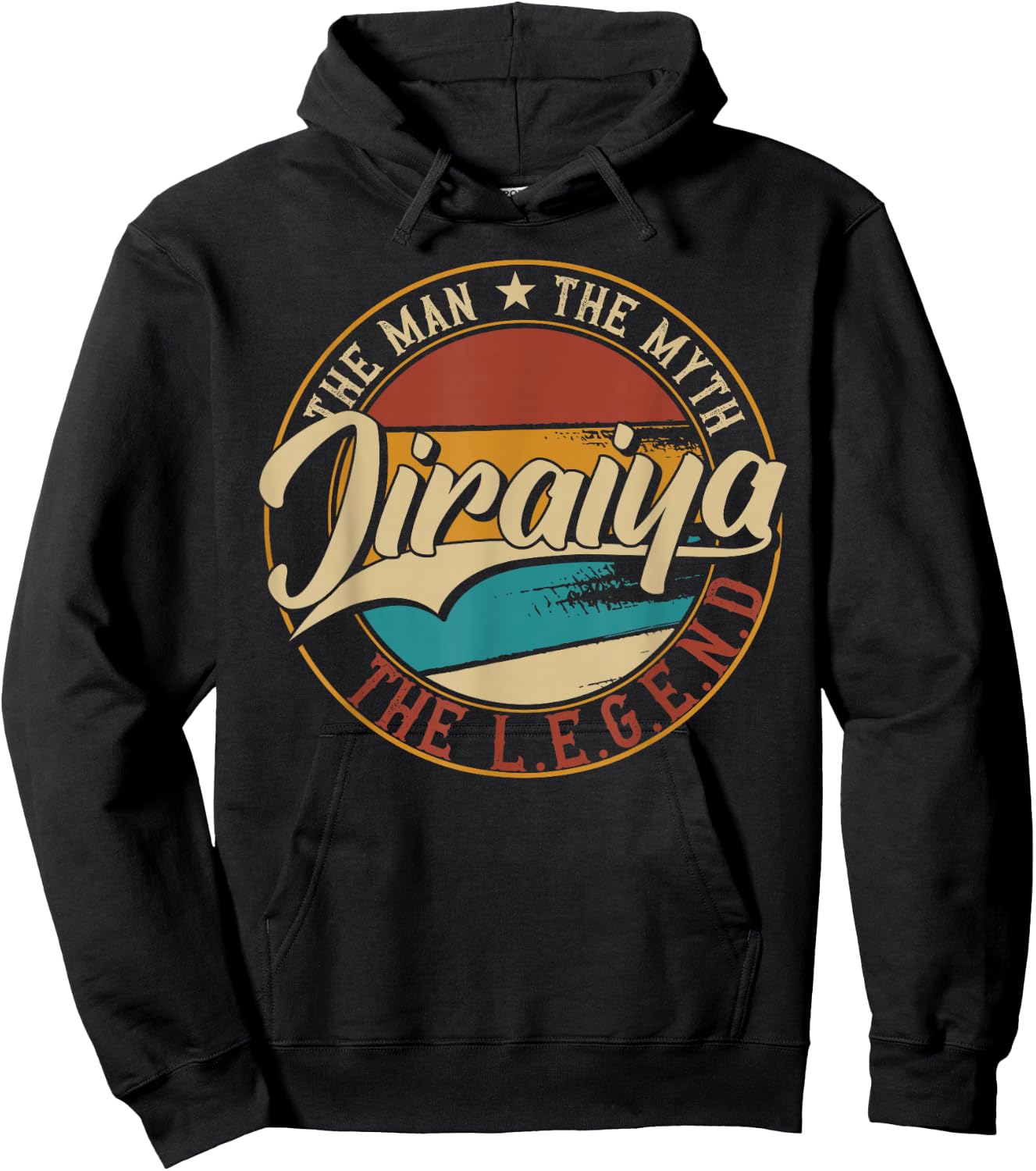 Jiraiya The Man The Myth The Legend Hoodie - Hoodie | Black