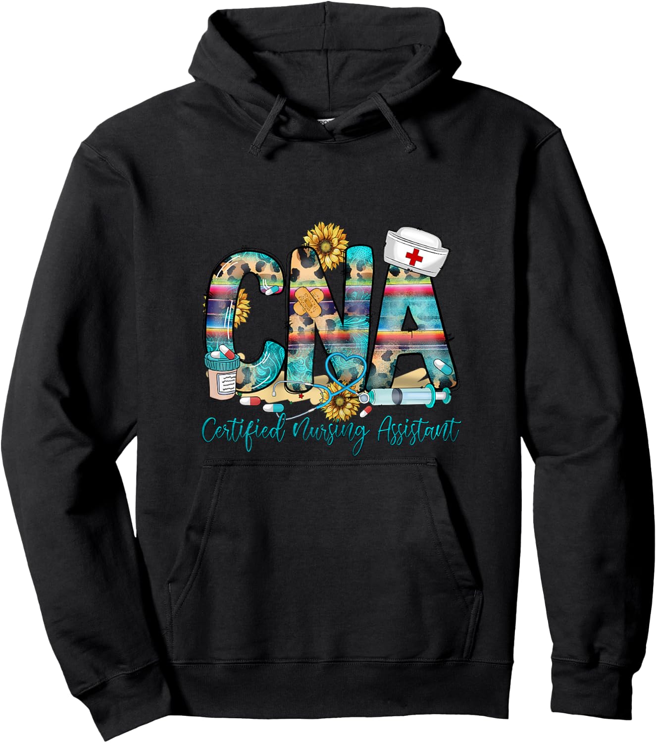 Certified Nursing Assistant CNA Hoodie - Hoodie | Black