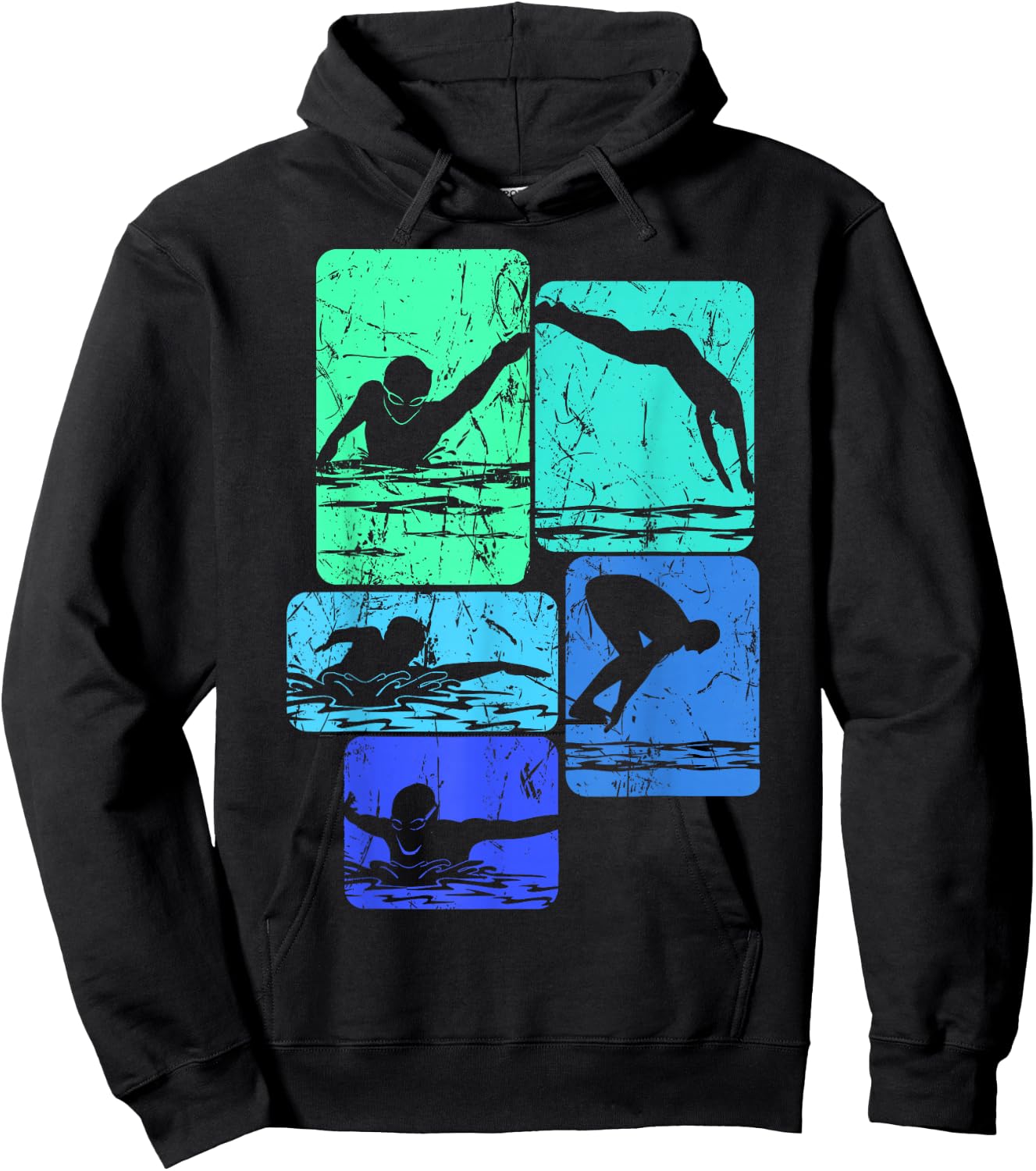 Swimming Swimmers Hoodie - Hoodie | Black