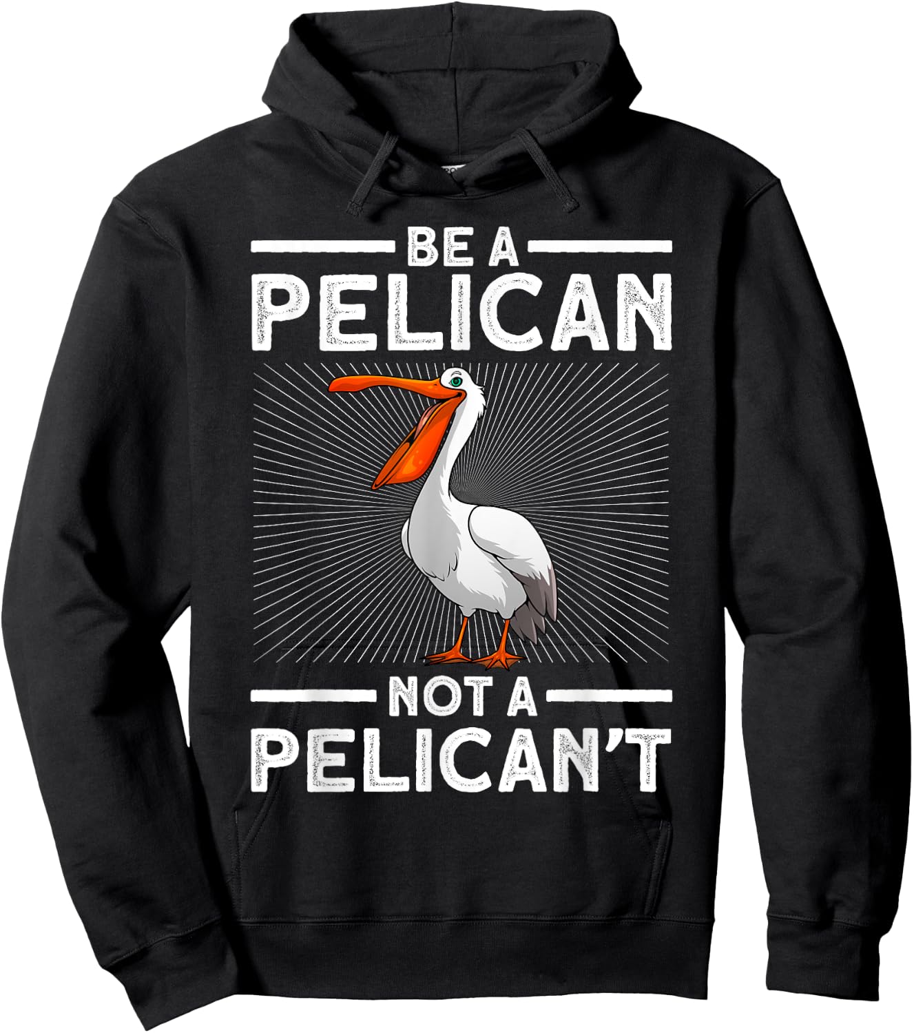 Funny Pelican Art Women Toddlers Pelican Bird Lovers Hoodie - Hoodie | Black