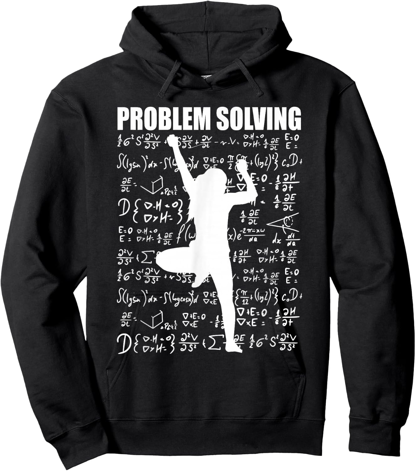 Problem Solving Bouldering Climbing Women Rock Climber Hoodie - Hoodie | Black