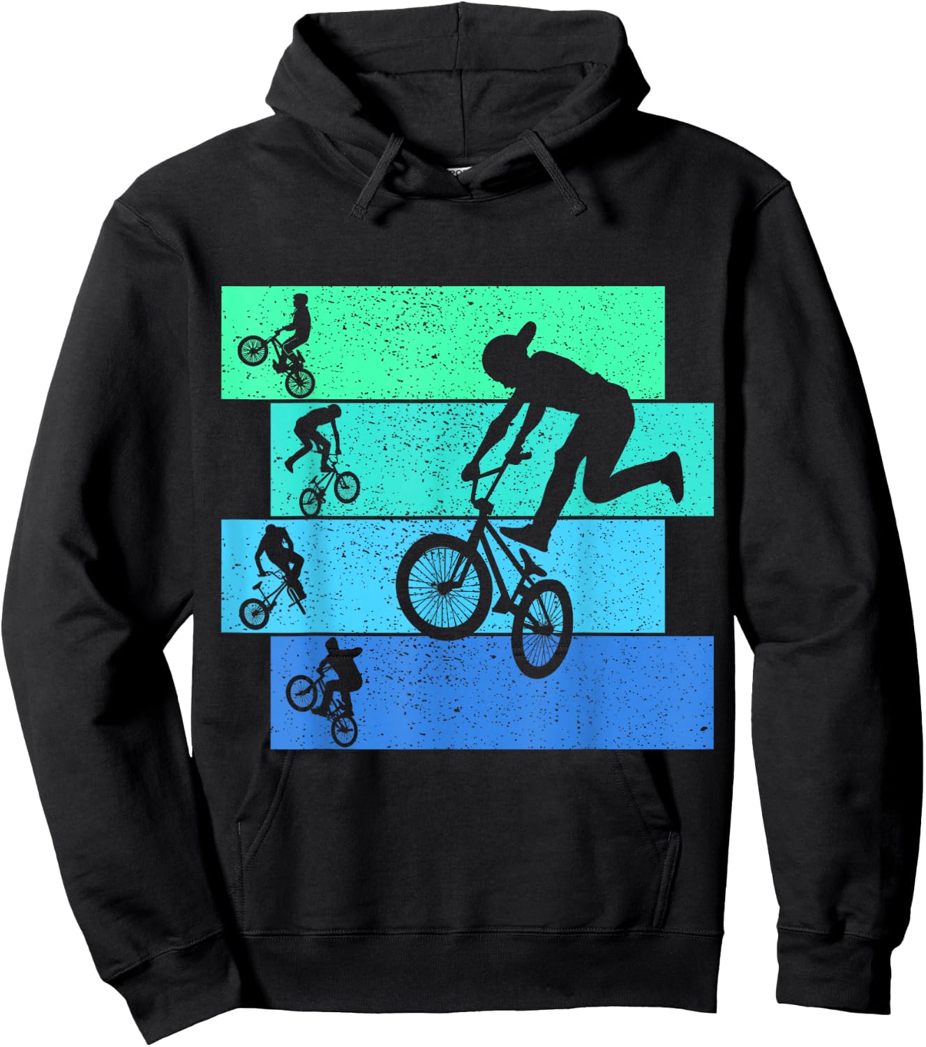 BMX Bike Bicycle Stunt Boys Kids Hoodie - Hoodie | Black