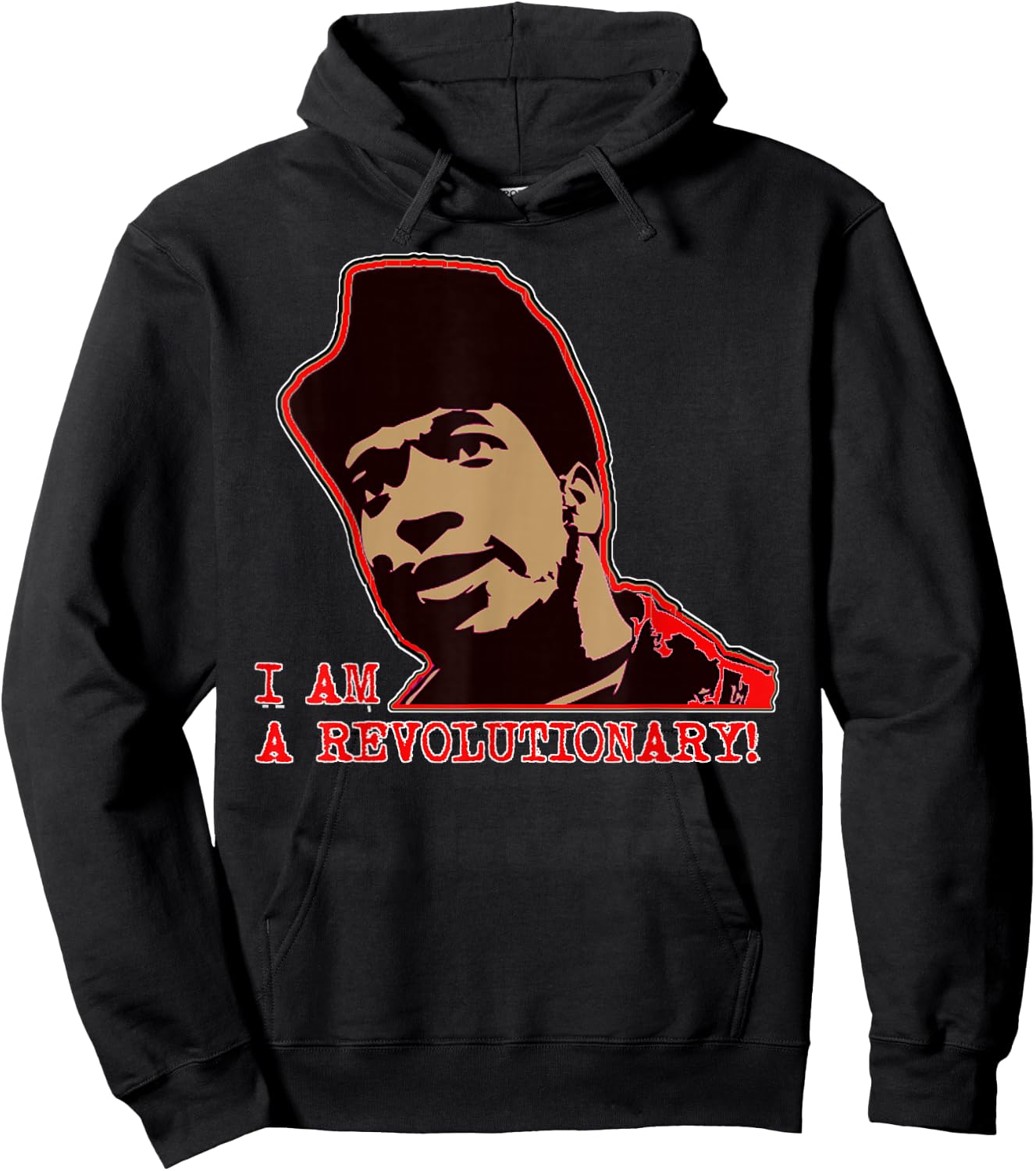 Young Revolutionary Brother in Chicago 1969 Community Love Hoodie - Hoodie | Black