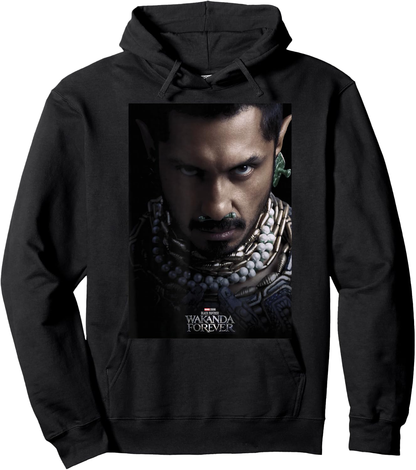 Marvel Black Panther: Wakanda Forever Namor Poster Hoodie - Hoodie | Black