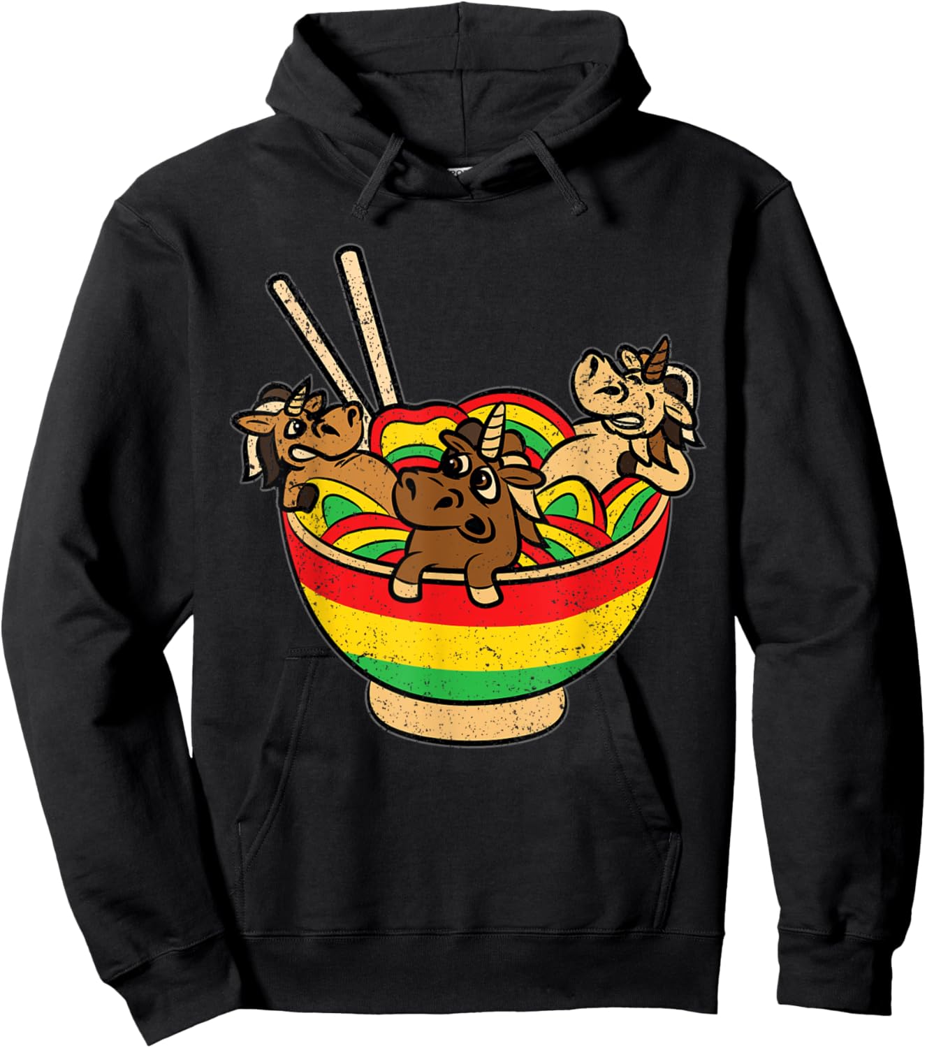 Ramen Lover Juneteenth Unicorn Black History African Hoodie - Hoodie | Black