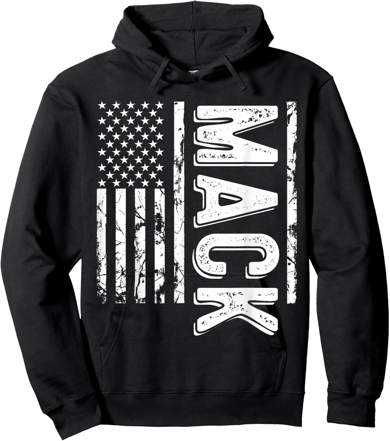 Mack Last Name Funny Surname Team Mack Family Hoodie - Hoodie | Black