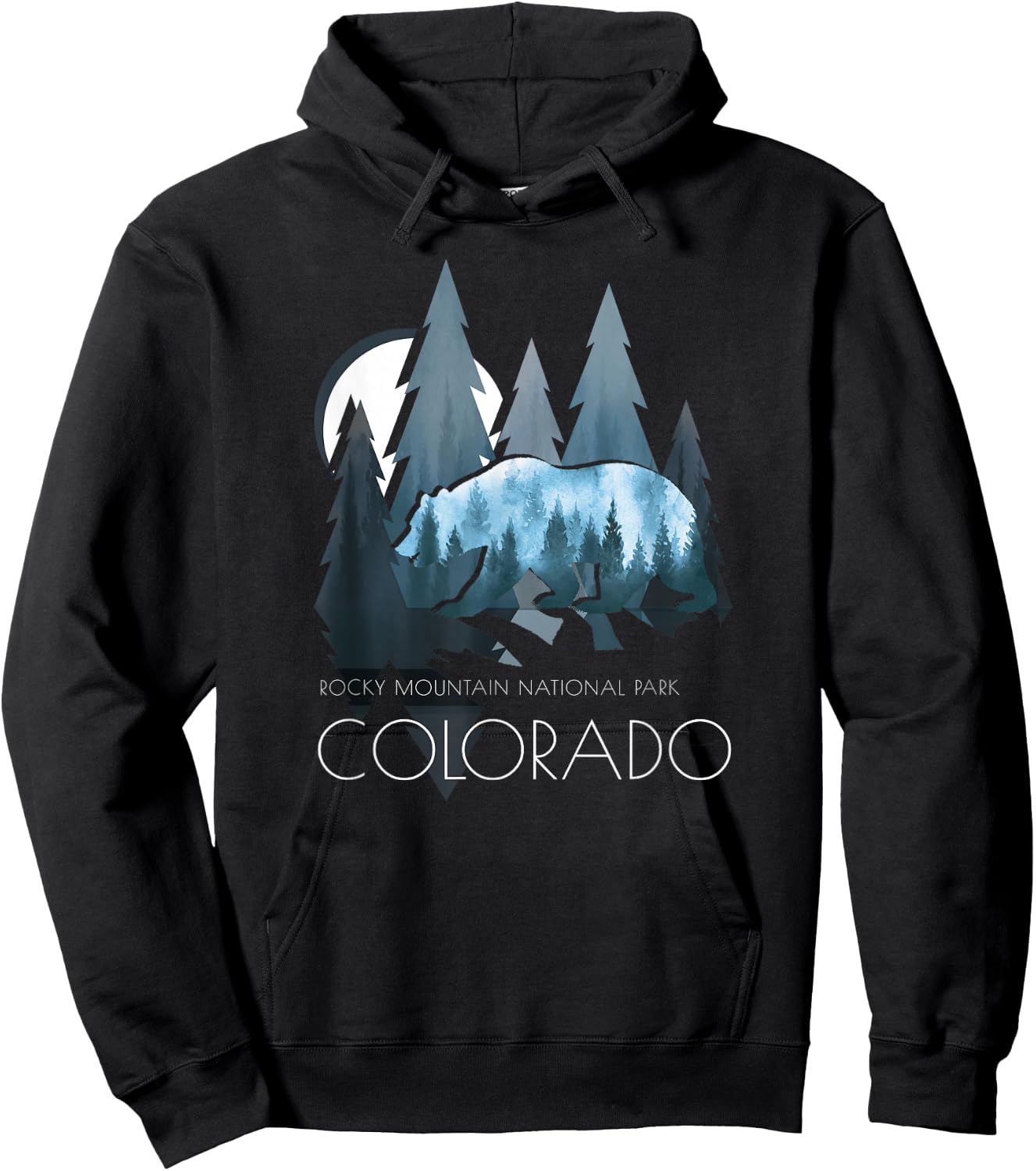 Colorado - Rocky Mountain National Park - Colorado Hoodie - Hoodie | Black