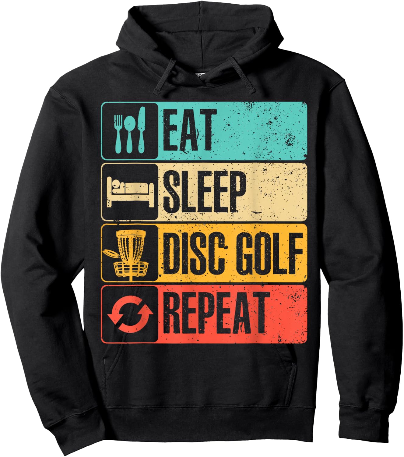 Funny Disc Golf Art Women Golf Player Disc Golfers Hoodie - Hoodie | Black