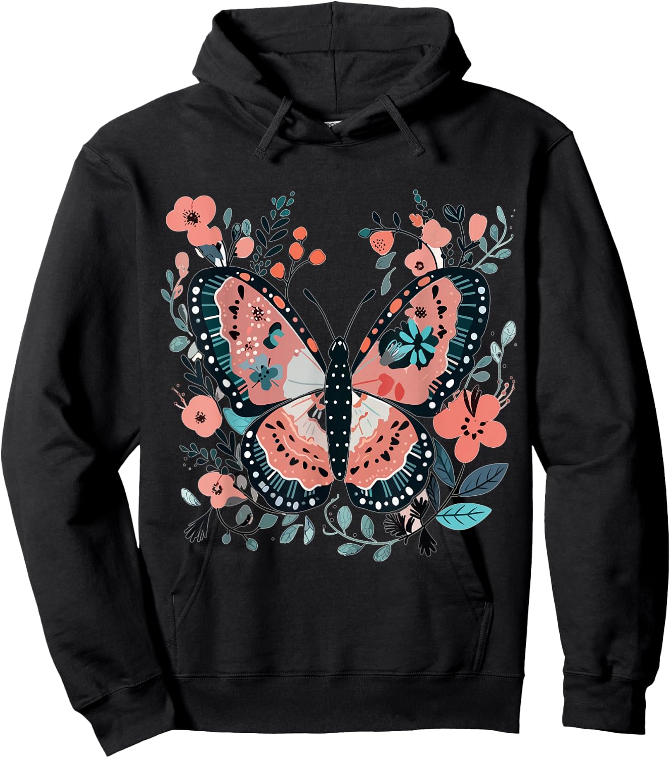 Cute Butterfly design butterflies and butterfly Hoodie - Hoodie | Black
