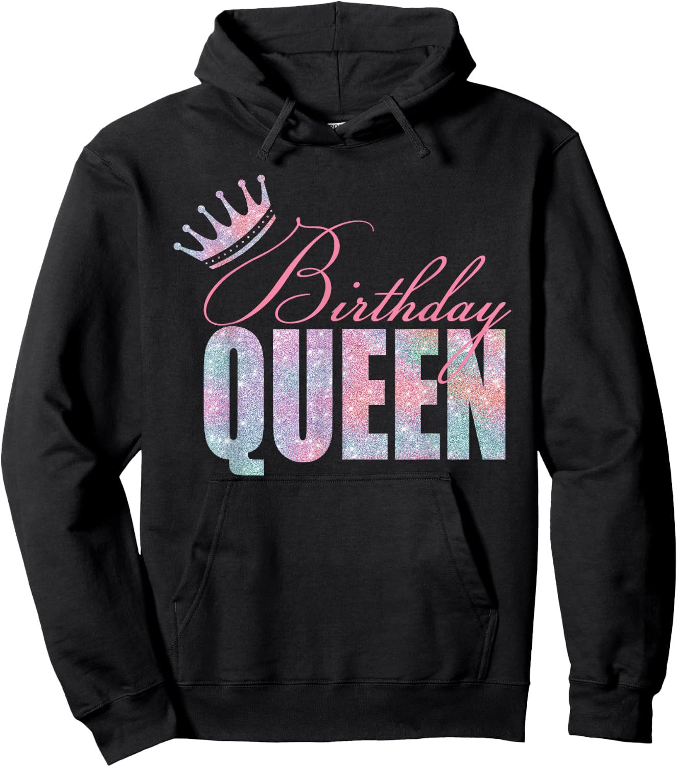 Birthday Queen - Daughter Or Mom´s Birthday Party Hoodie - Hoodie | Black
