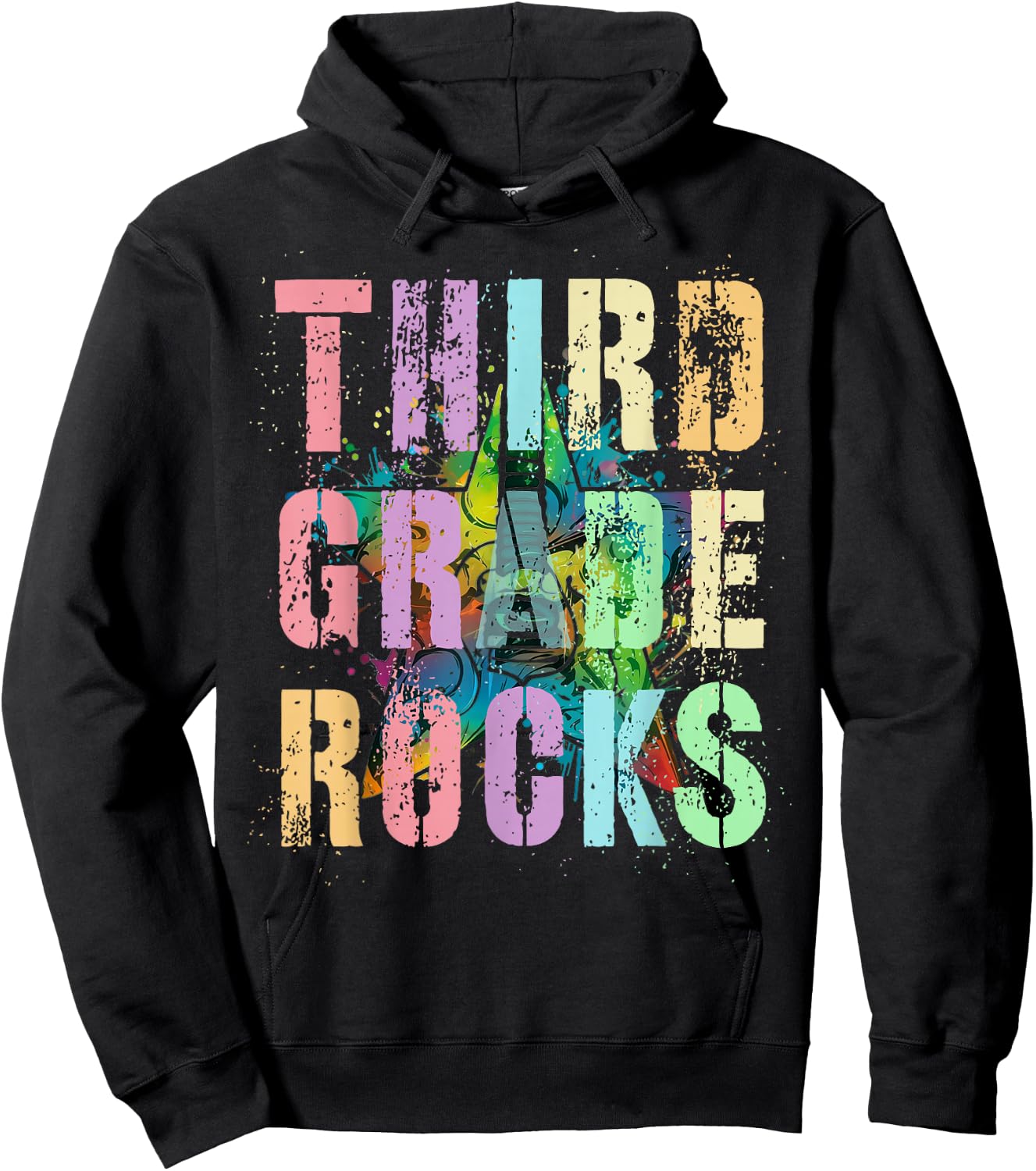 THIRD GRADE Rocks Teacher Kids Rockstar 3rd Gr Rocking Is My Hoodie - Hoodie | Black