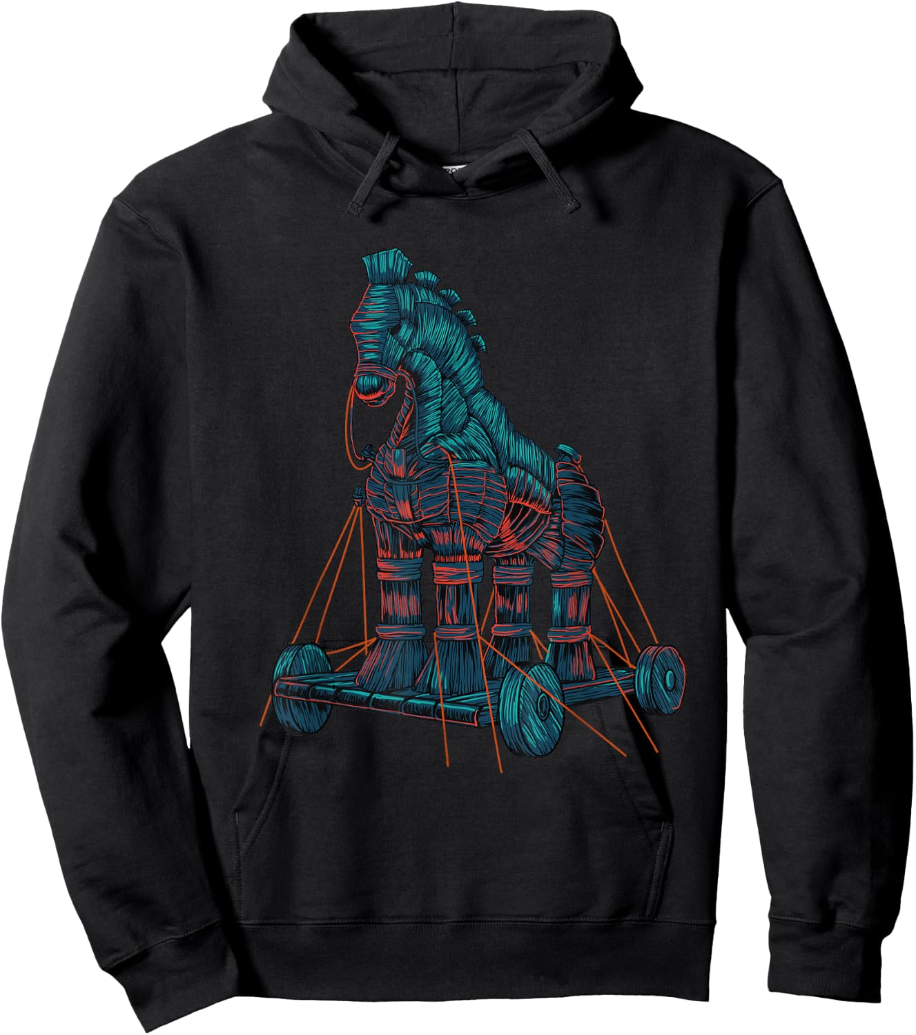 Trojan horse Hoodie - Hoodie | Black