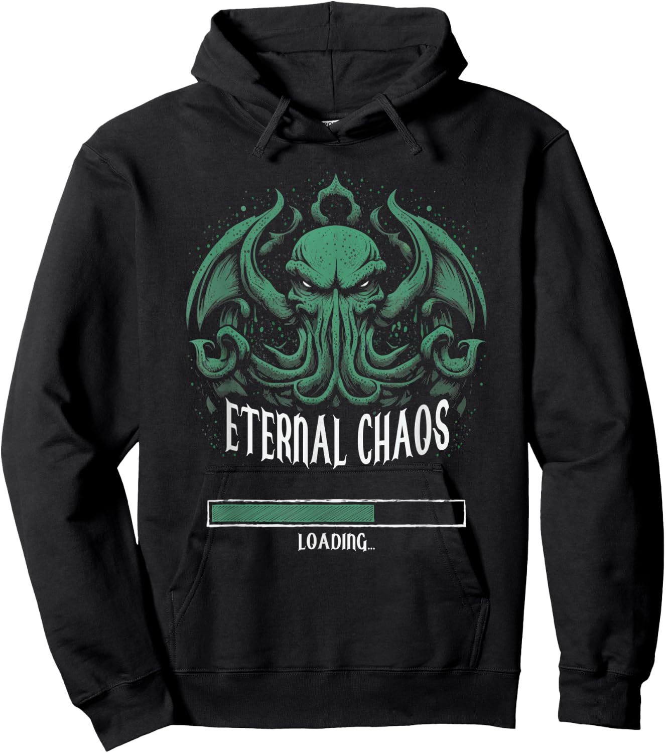 Cthulhu Chaos Loading, Cosmic Horror Cthulhu Hoodie - Hoodie | Black