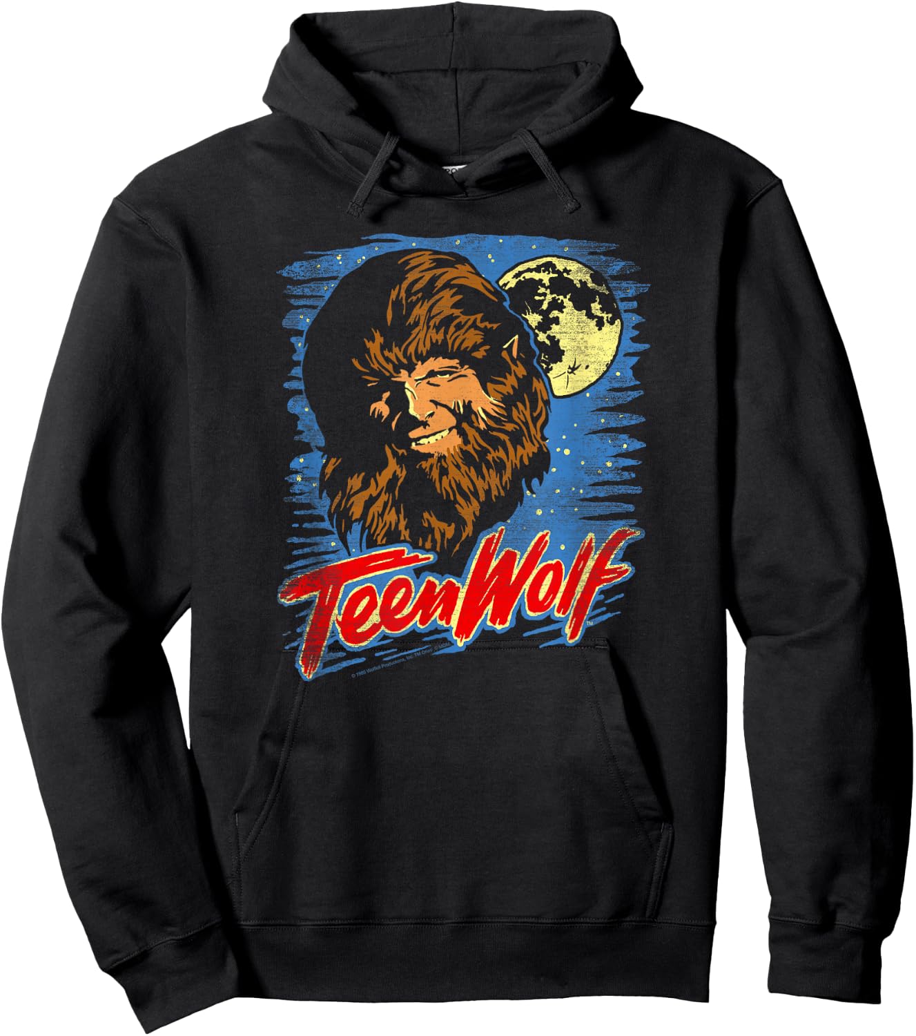 Teen Wolf Moon Wolf Hoodie - Hoodie | Black