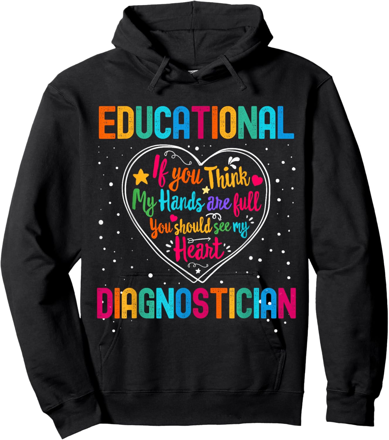 Educational Diagnostician Appreciation Week Back to School Hoodie - Hoodie | Black