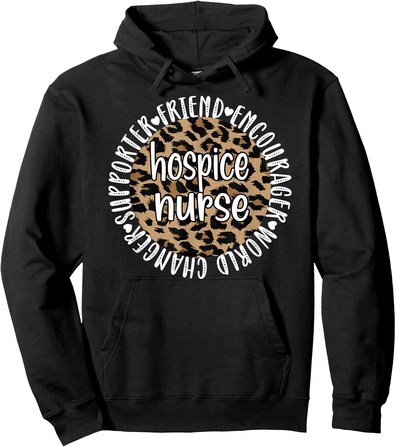 Hospice Nurse Appreciation Palliative Nurse Hoodie - Hoodie | Black
