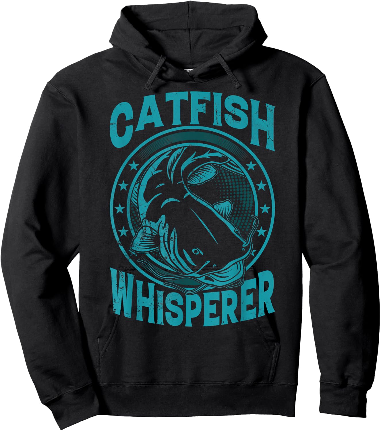 Catfish Whisperer Funny Catfish Fishing Hoodie - Hoodie | Black