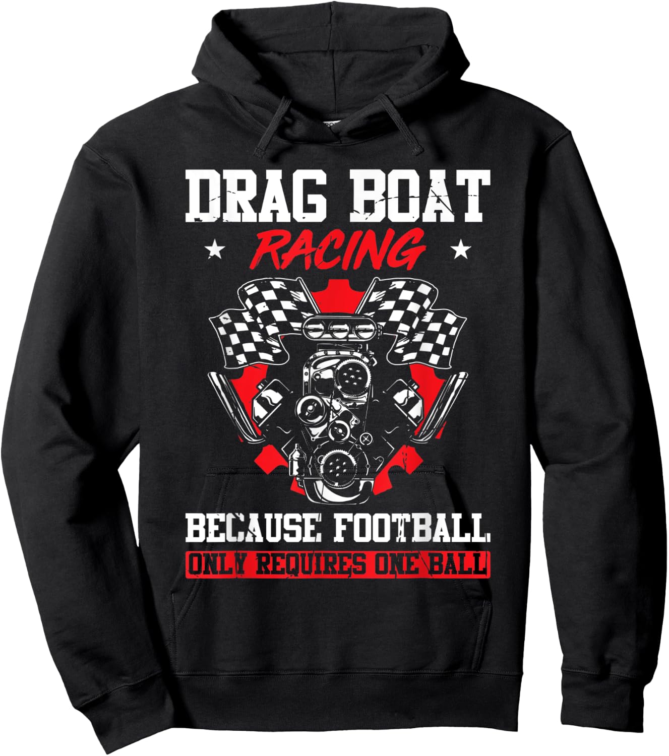 Drag Boat Racing For Drag Boat Racer Drag Boat Driver Hoodie - Hoodie | Black