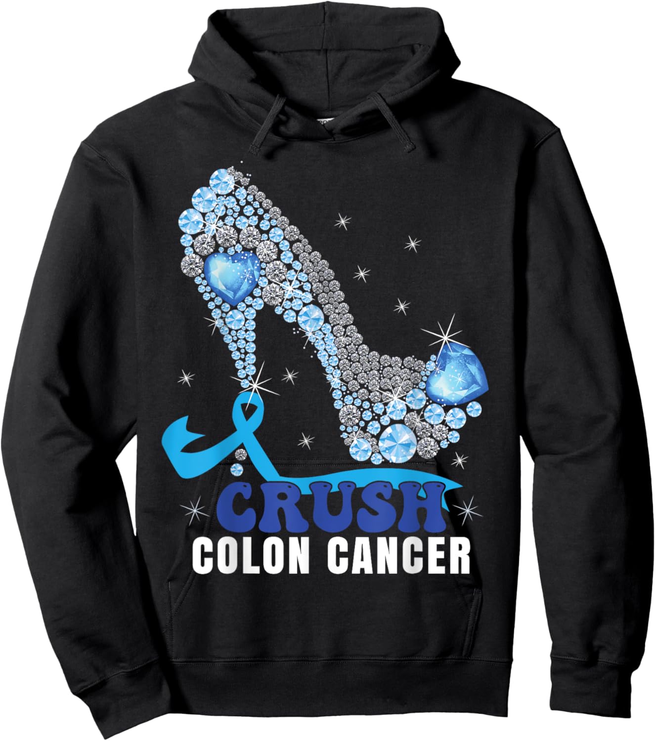 Colon Cancer Awareness Women Hoodie - Hoodie | Black