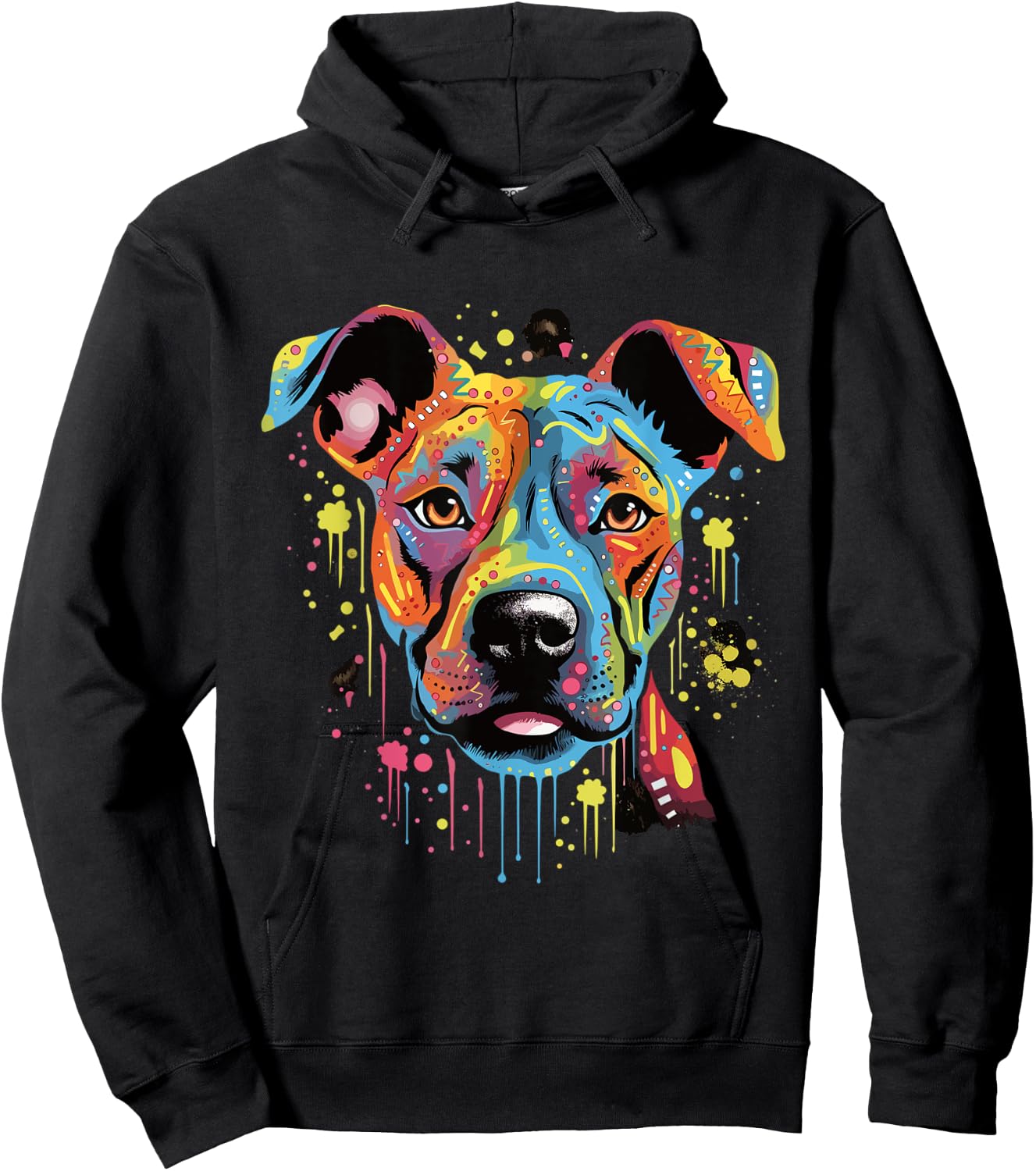 American Stafford Terrier Dog Men Women Hoodie - Hoodie | Black