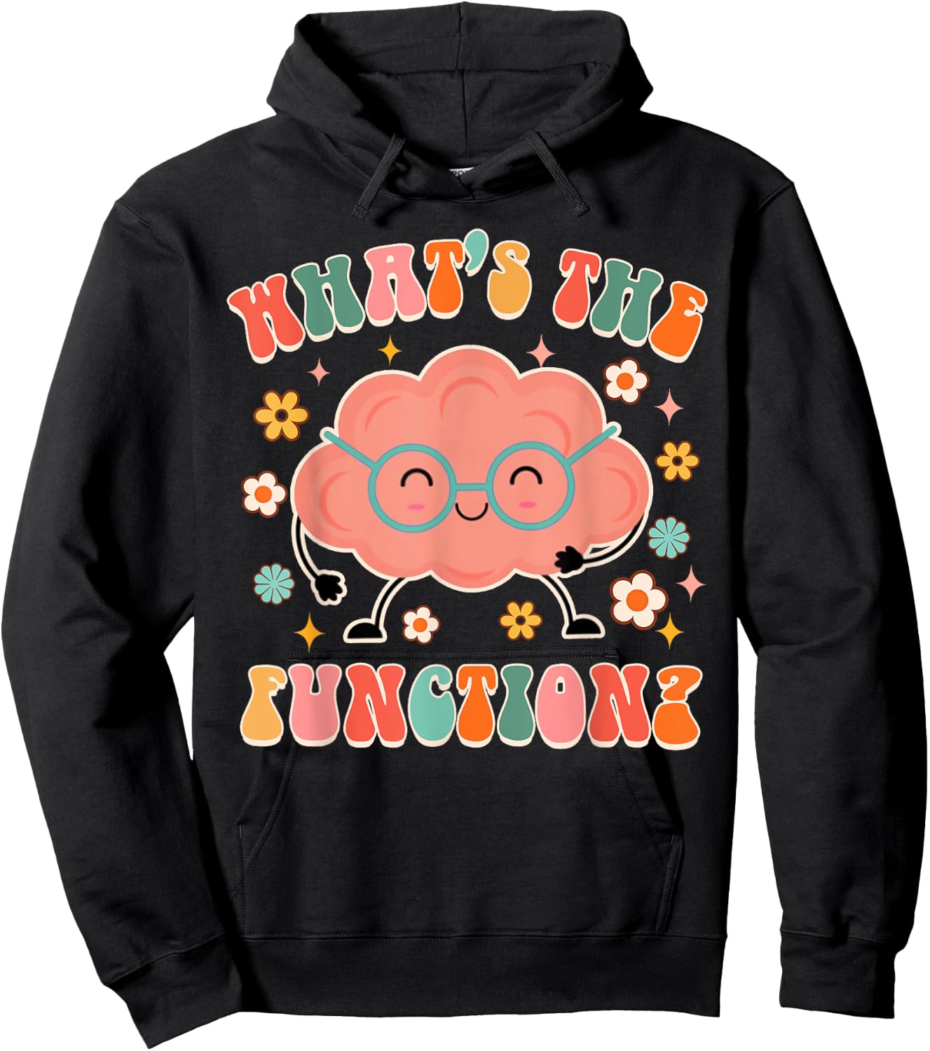 What's The Function ABA Squad Data Analyst Behavior Groovy Hoodie - Hoodie | Black