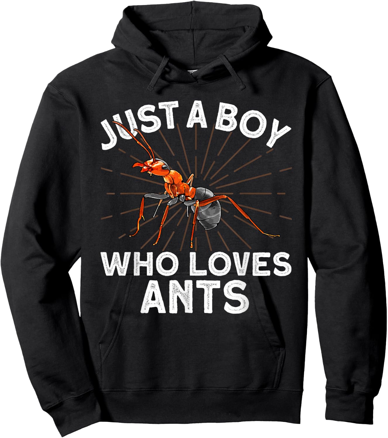 Cool Ant Boys Kids Ant Farm Entomology Ants Insect Hoodie - Hoodie | Black