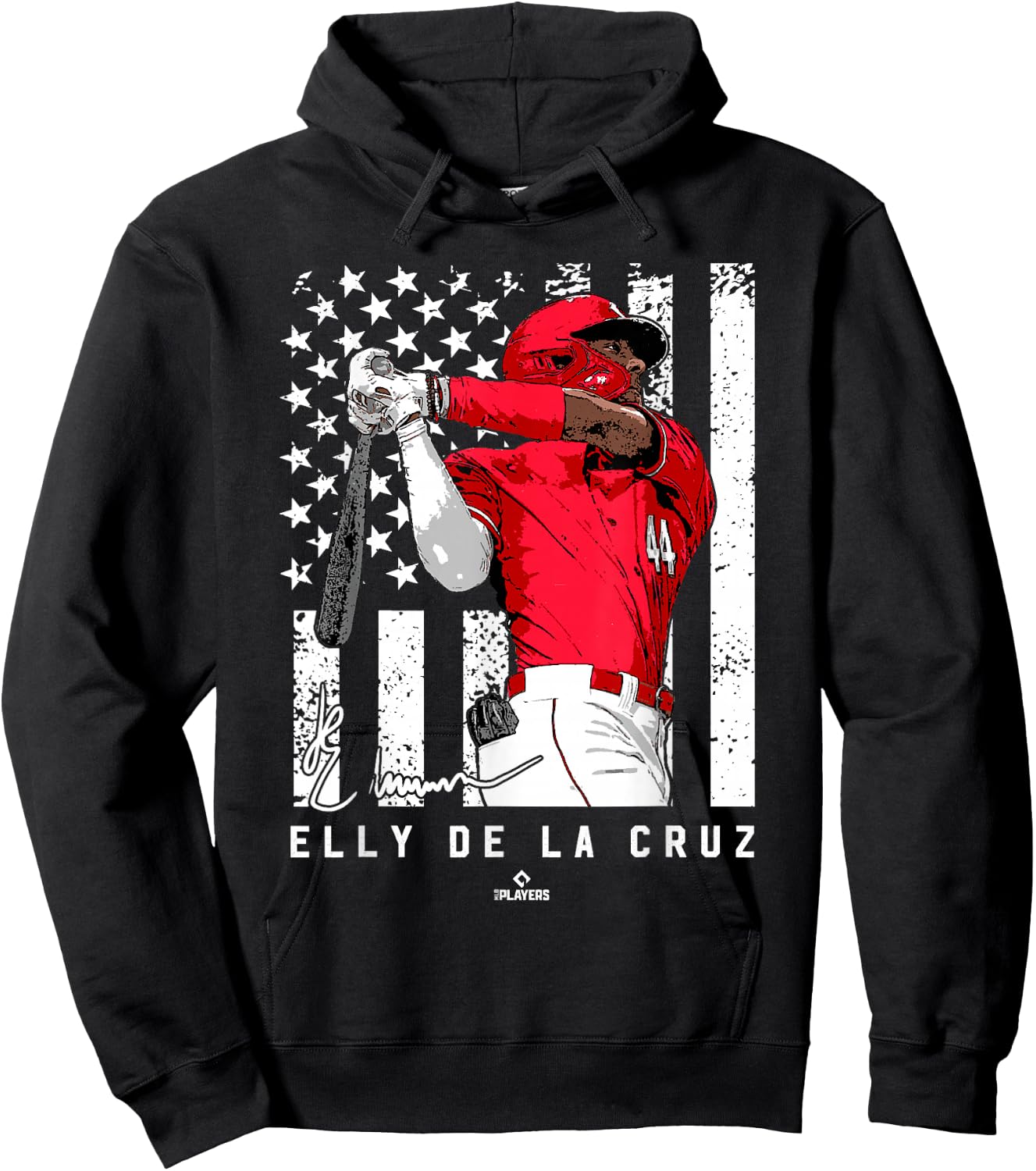 Show Your Pride Elly De La Cruz Cincinnati MLBPA Hoodie - Hoodie | Black