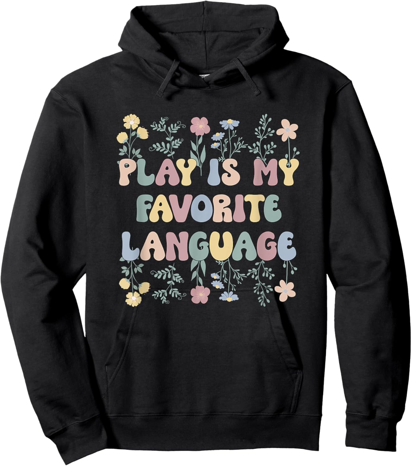 Pediatric OT Play Pediatric Occupational Therapist Hoodie - Hoodie | Black
