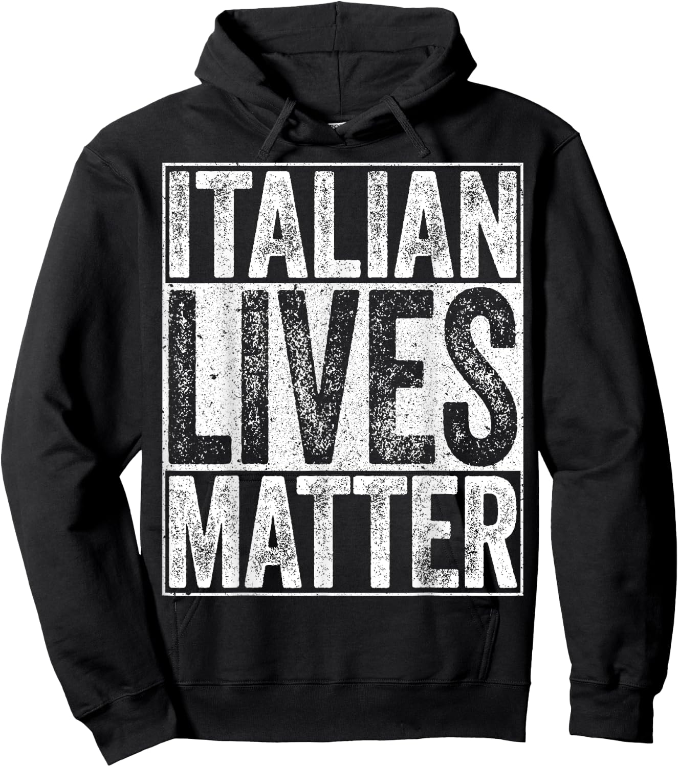 Italian Lives Matter Italy Shirt Hoodie - Hoodie | Black