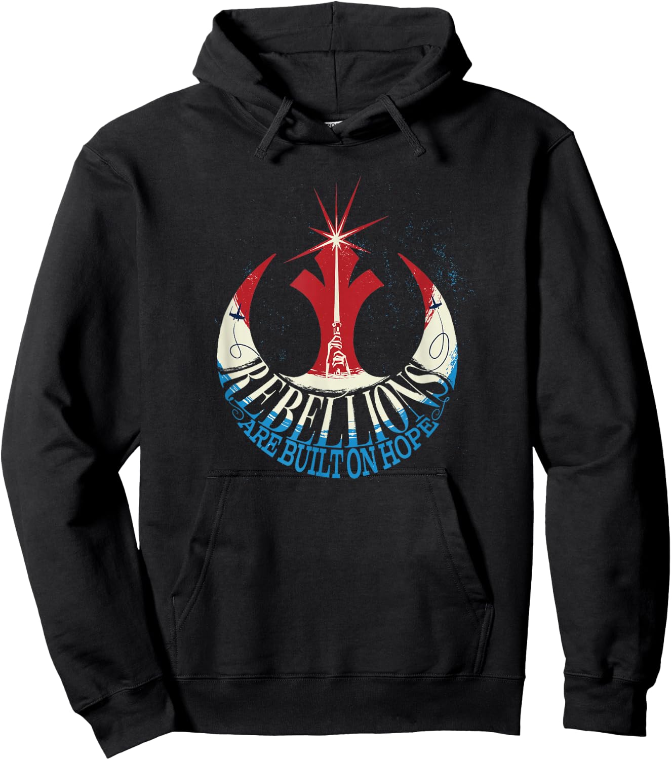 Star Wars Rebellions Are Built On Hope Rebels Americana Hoodie - Hoodie | Black