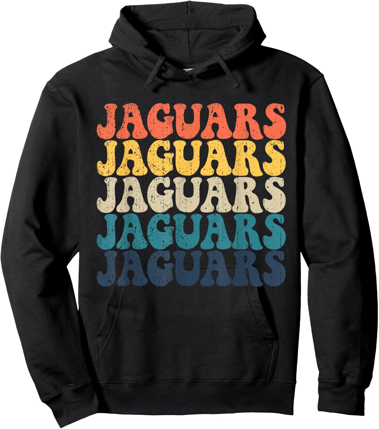 Jaguars High School Jaguars Sports Team Retro Jaguars Hoodie - Hoodie | Black