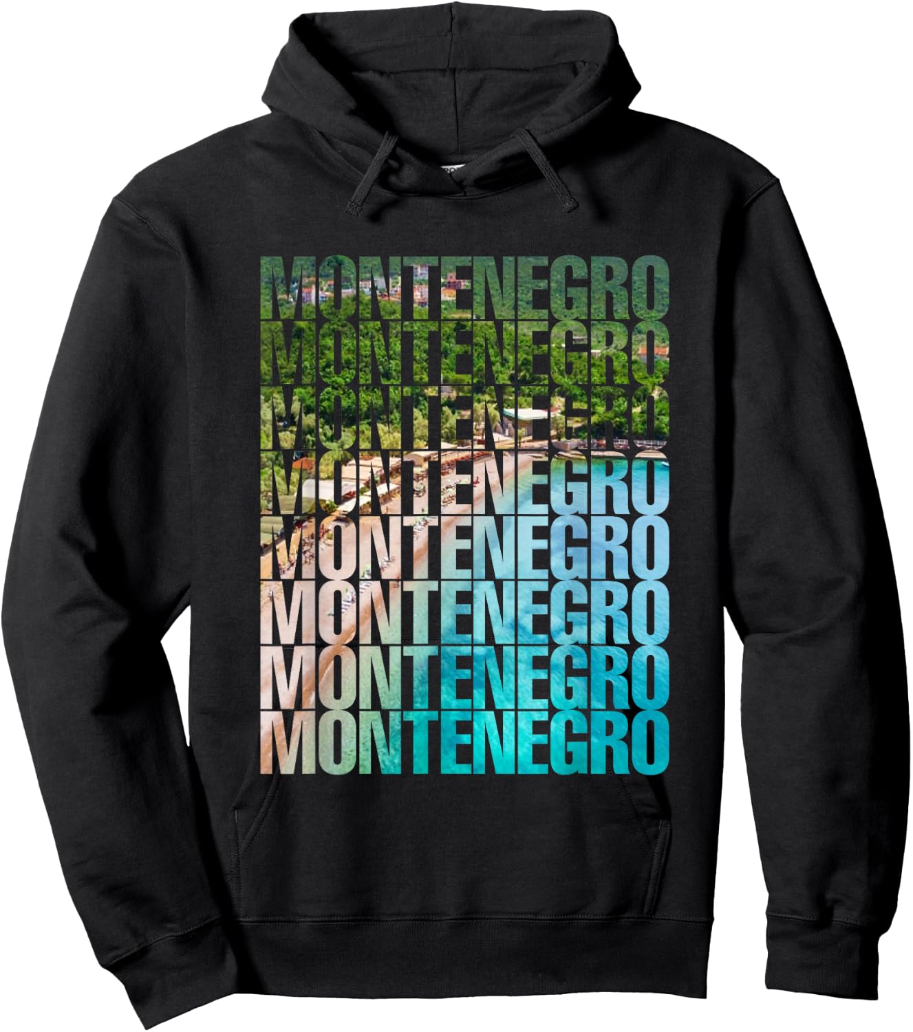 Travel to Kotor Funny Balkan Montenegro Hoodie - Hoodie | Black