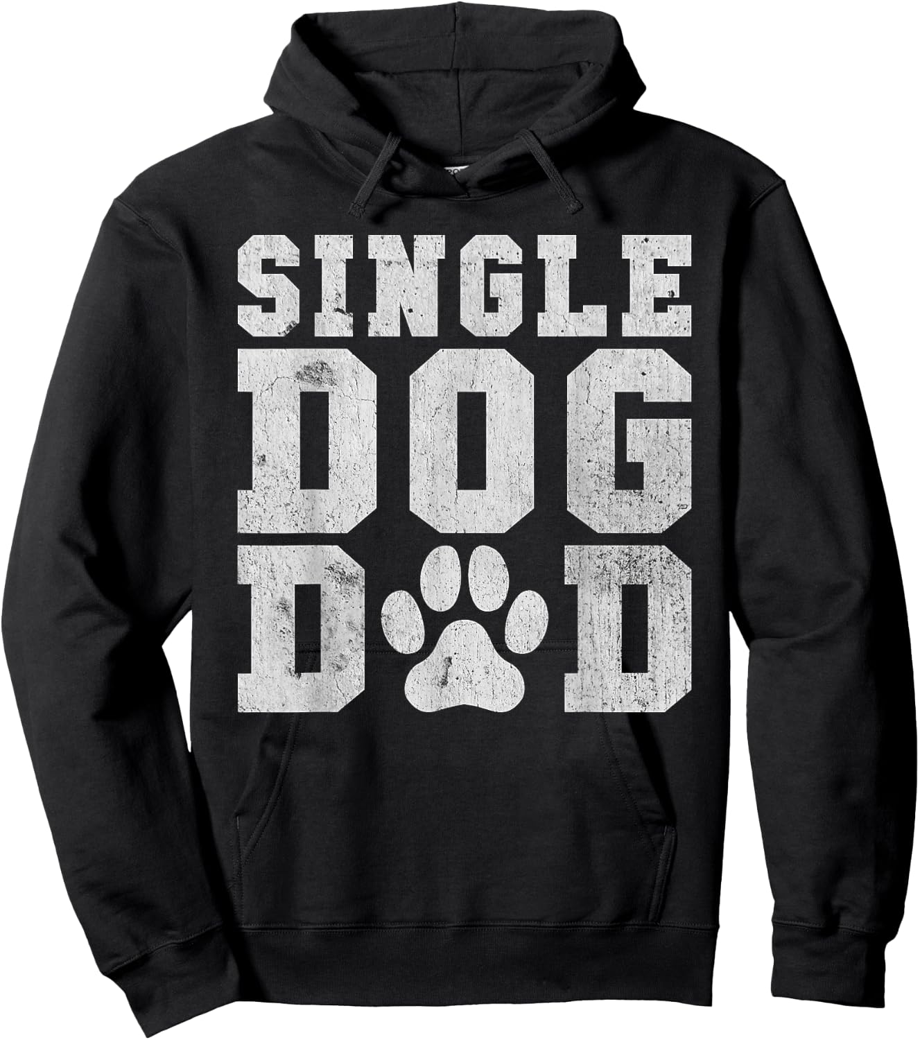 Single Dog Dad Hoodie - Hoodie | Black