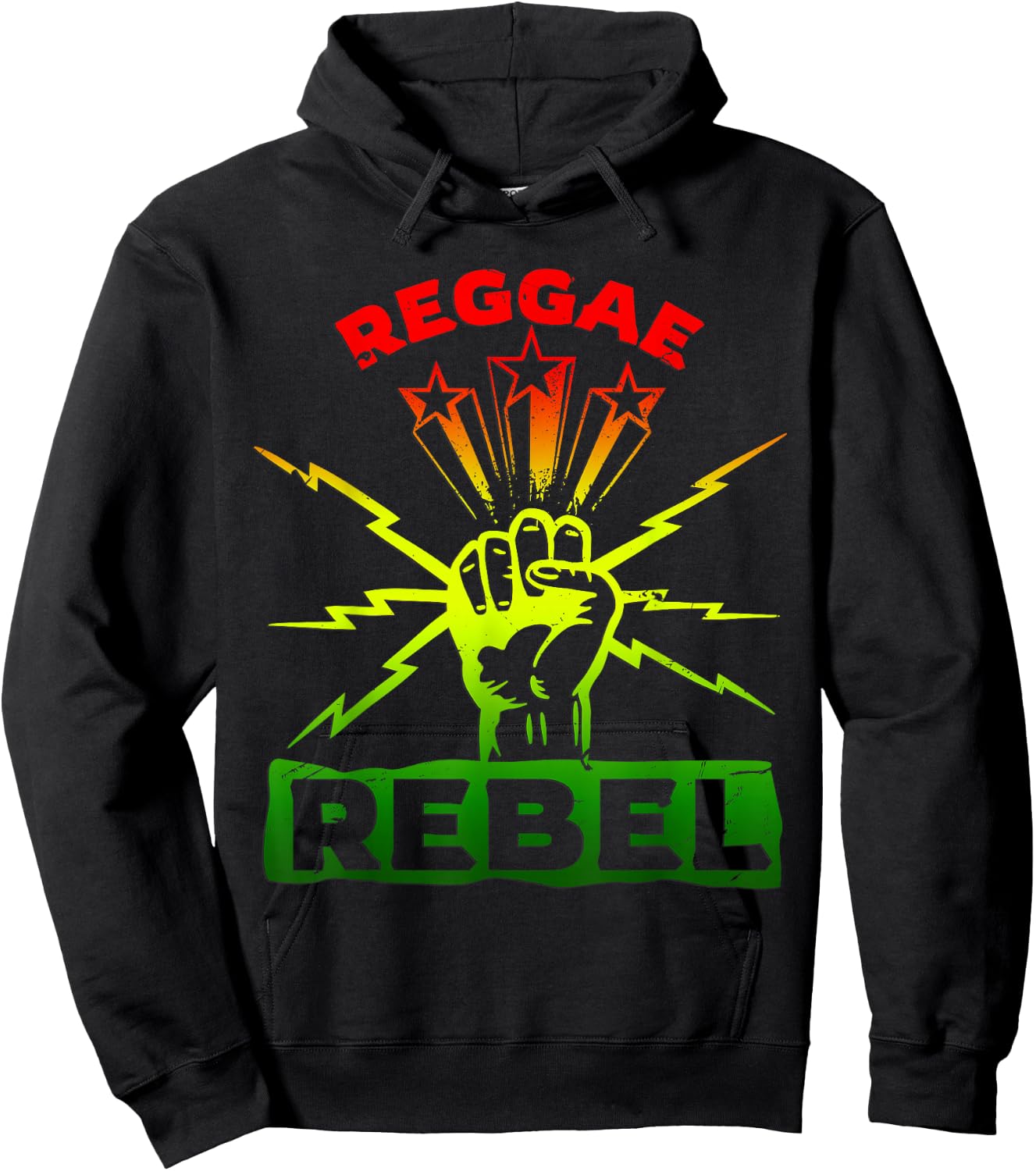 Reggae Rebel Stuff for Reggae Musician | Reggae Hoodie - Hoodie | Black