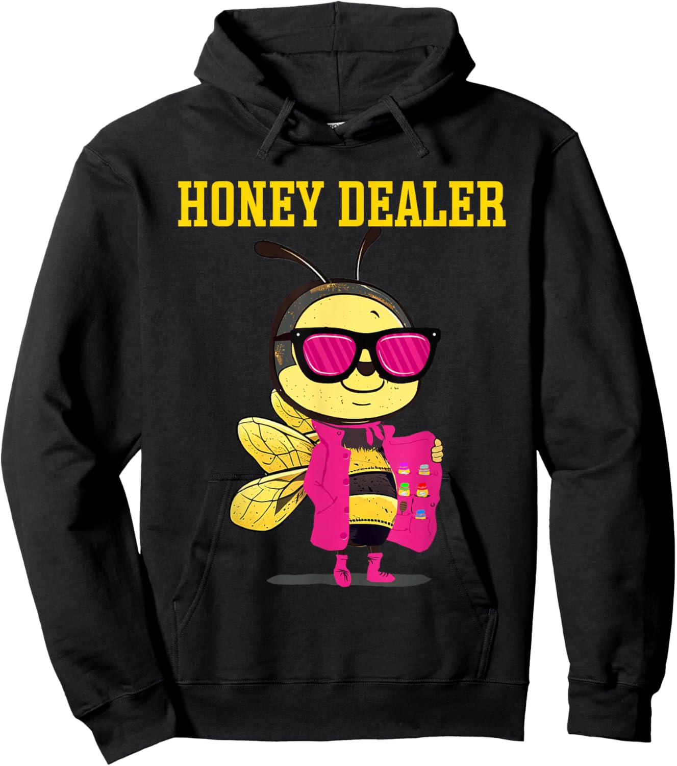 Honey Dealer For Beekeepers Bee Funny Hoodie - Hoodie | Black